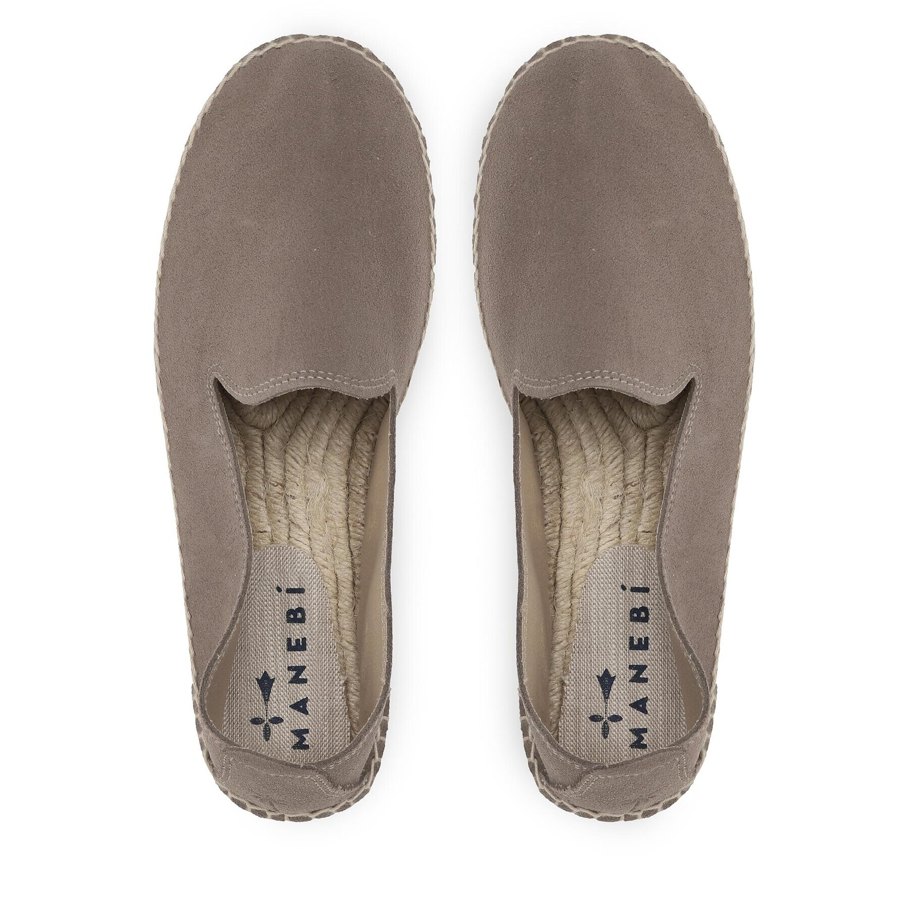 Manebi Еспадрили Flat Espadrilles K 1.9 C0 Кафяв - Pepit.bg