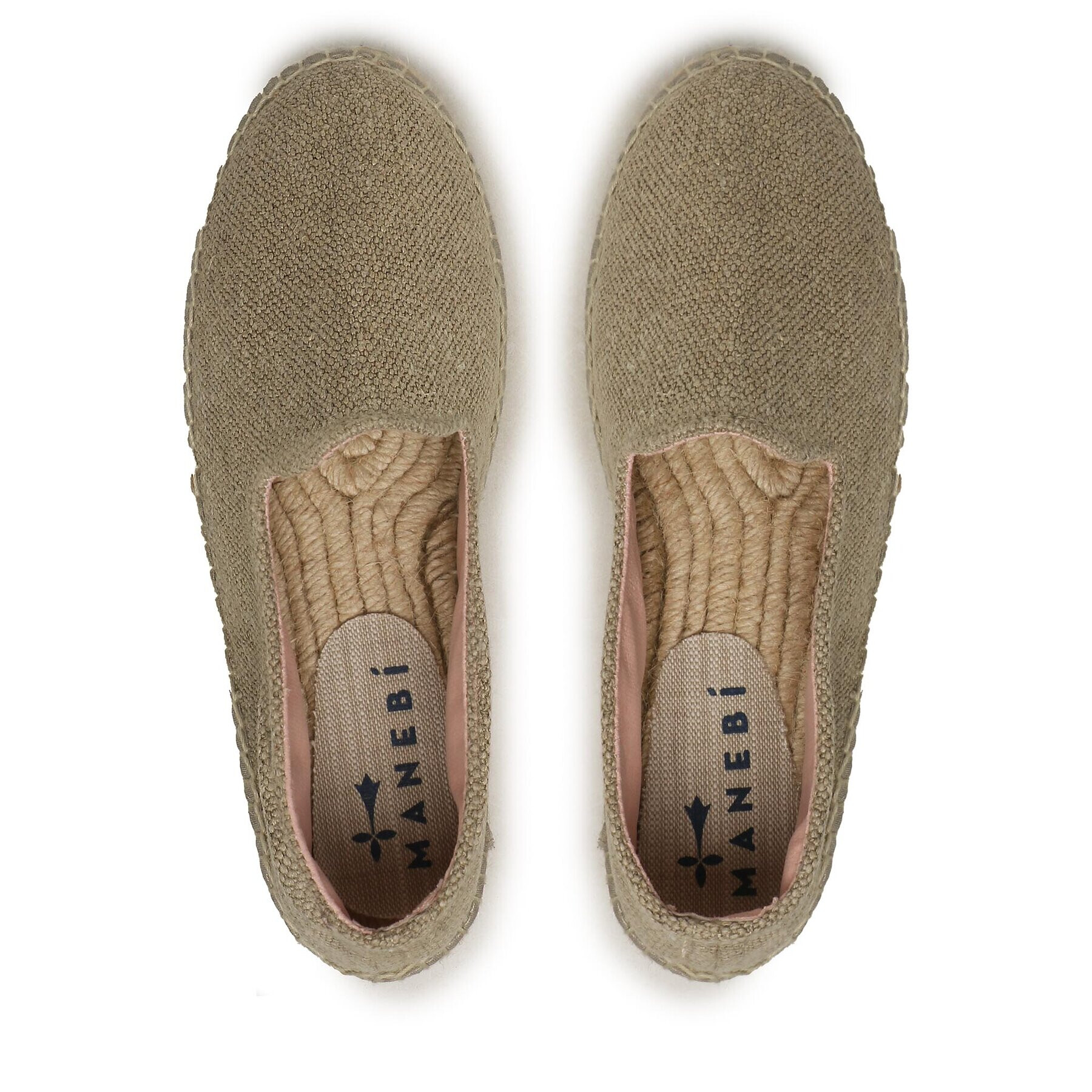 Manebi Еспадрили Flat Espadrilles O 7.1 NO Бежов - Pepit.bg