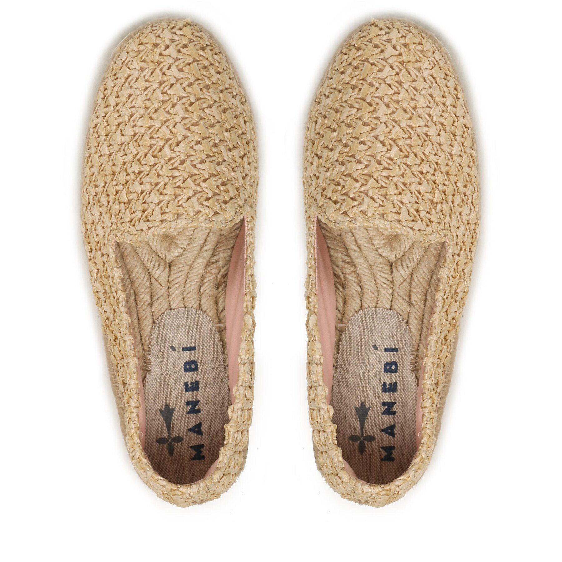Manebi Еспадрили Flat Espadrilles V 2.7 N0 Бежов - Pepit.bg