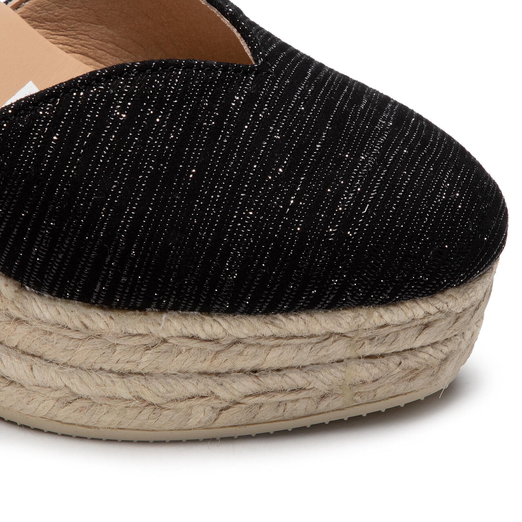Manebi Еспадрили Heart Shape Wedges G 0.1 WH Черен - Pepit.bg