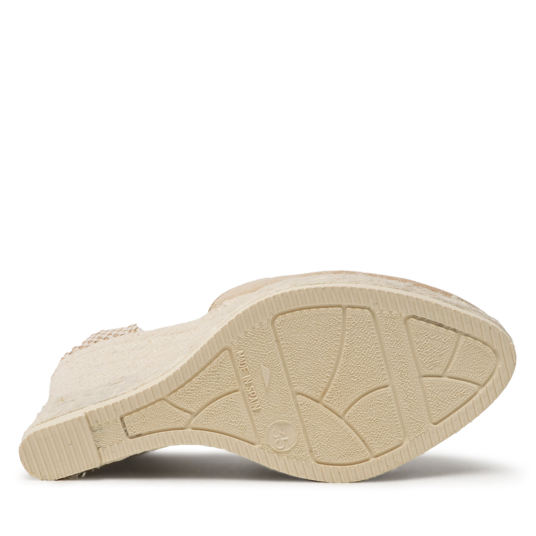 Manebi Еспадрили Heart-Shaped Wedge Espadrilles M 1.1 WH Бежов - Pepit.bg