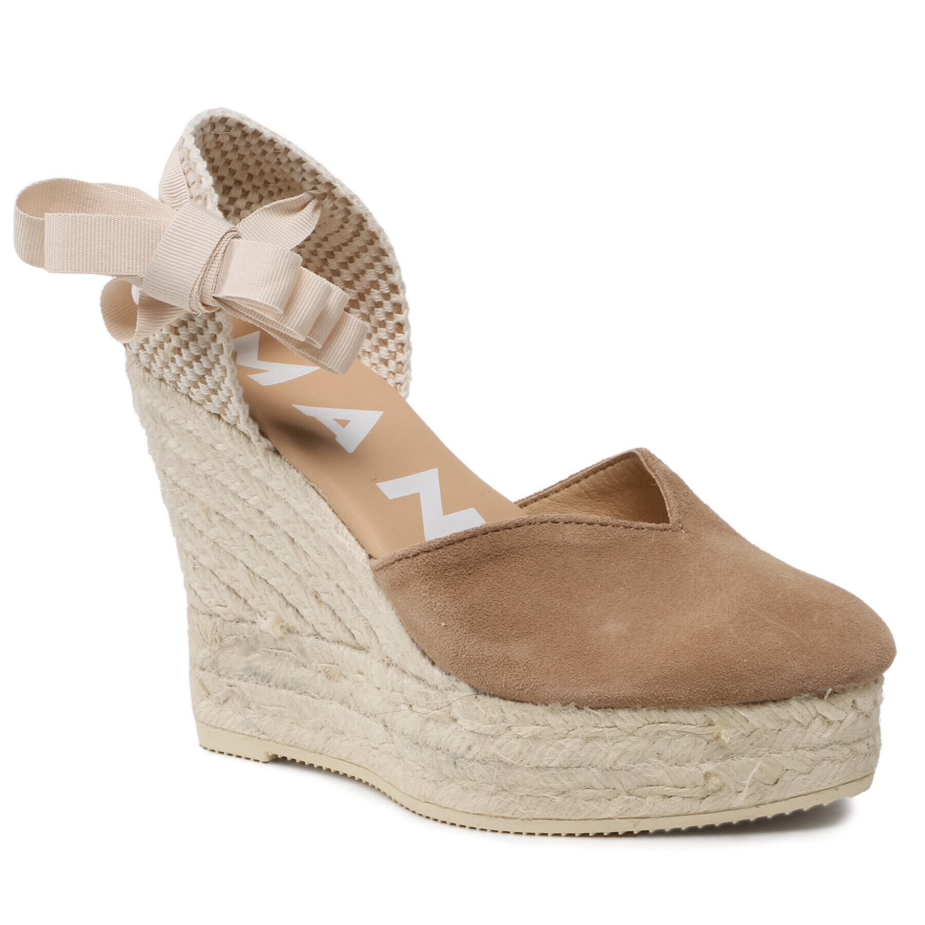 Manebi Еспадрили Heart-Shaped Wedge Espadrilles W 1.9 WH Кафяв - Pepit.bg