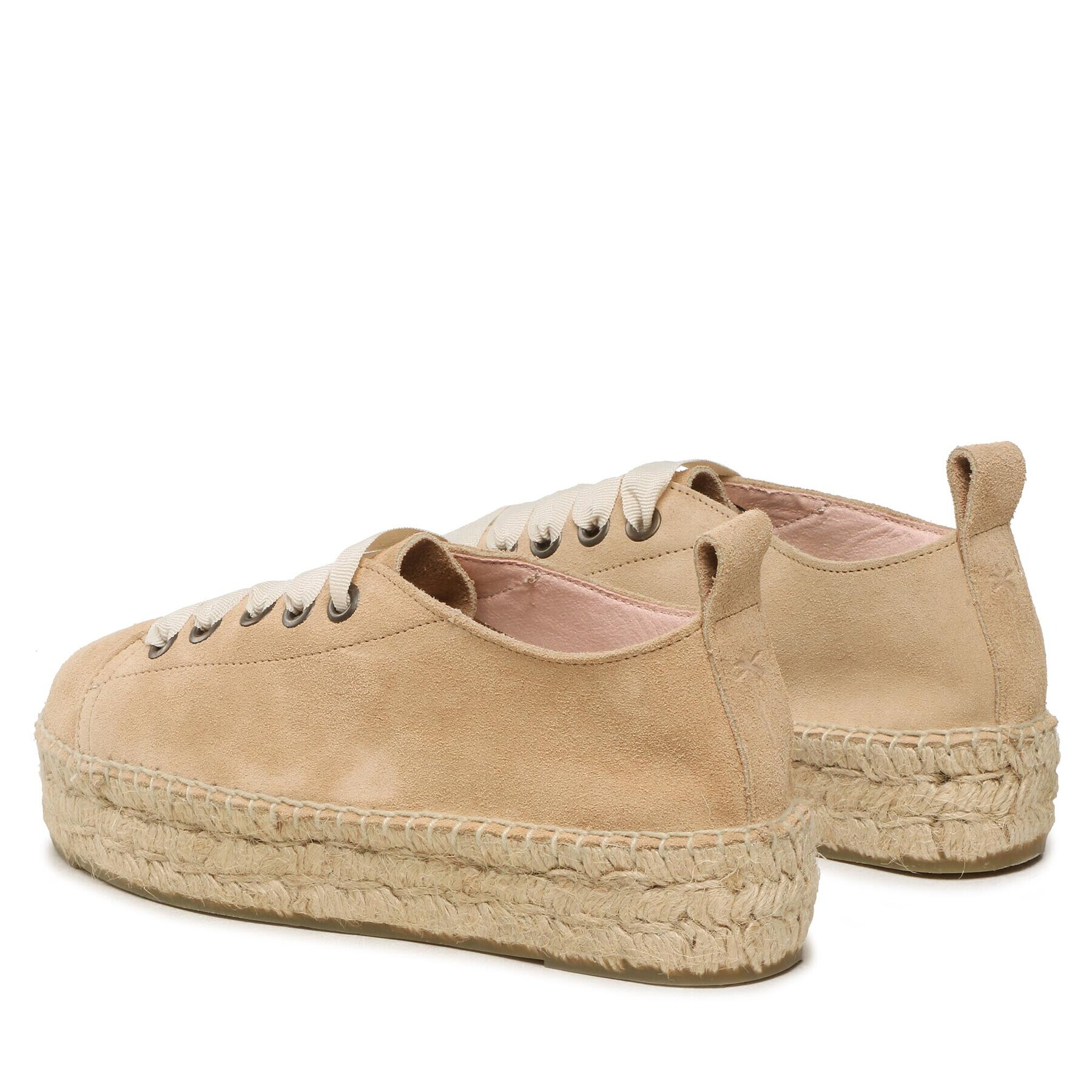 Manebi Еспадрили Lace-Up Espadrilles K 1.1 E0 Бежов - Pepit.bg