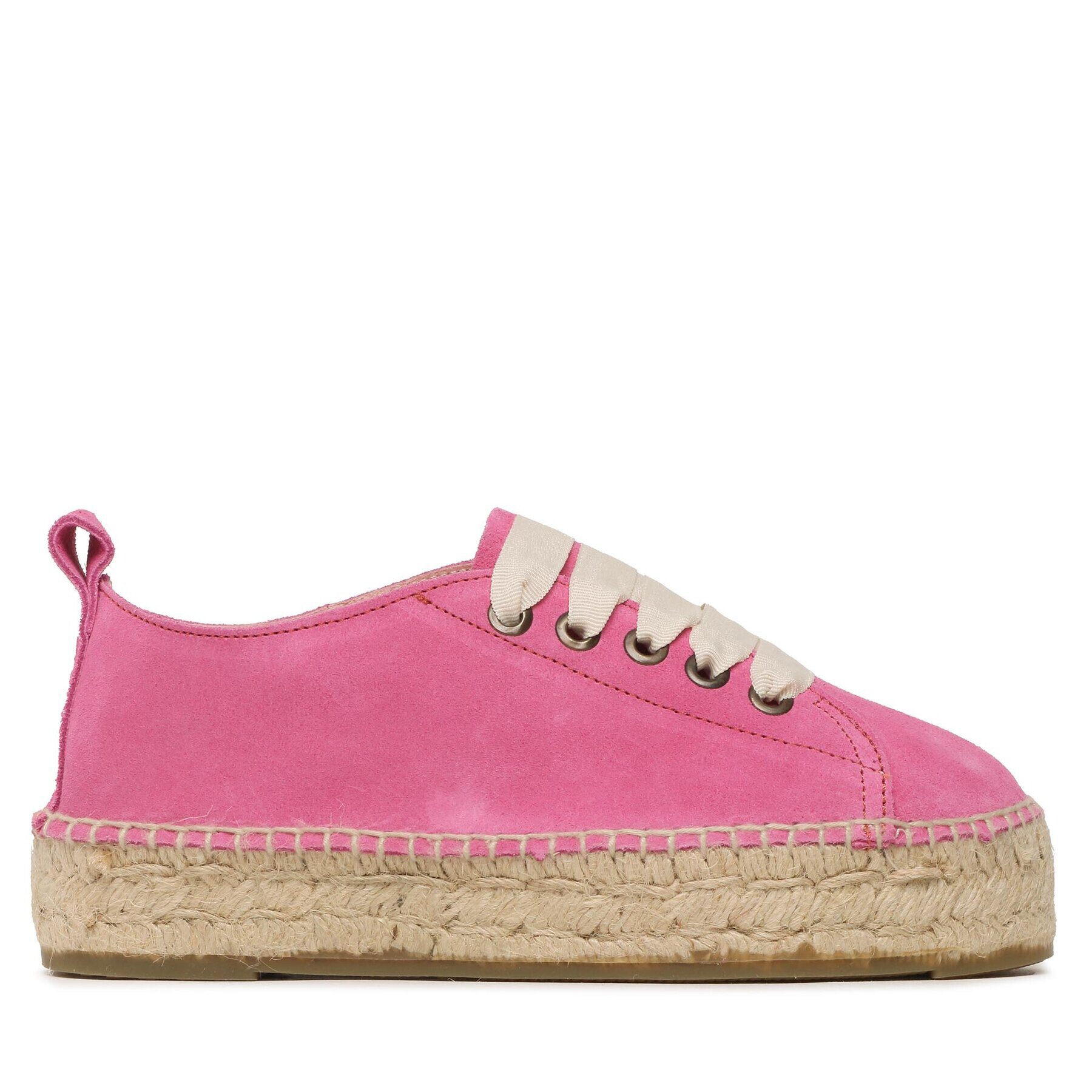 Manebi Еспадрили Lace-Up Espadrilles R 3.6 E0 Розов - Pepit.bg