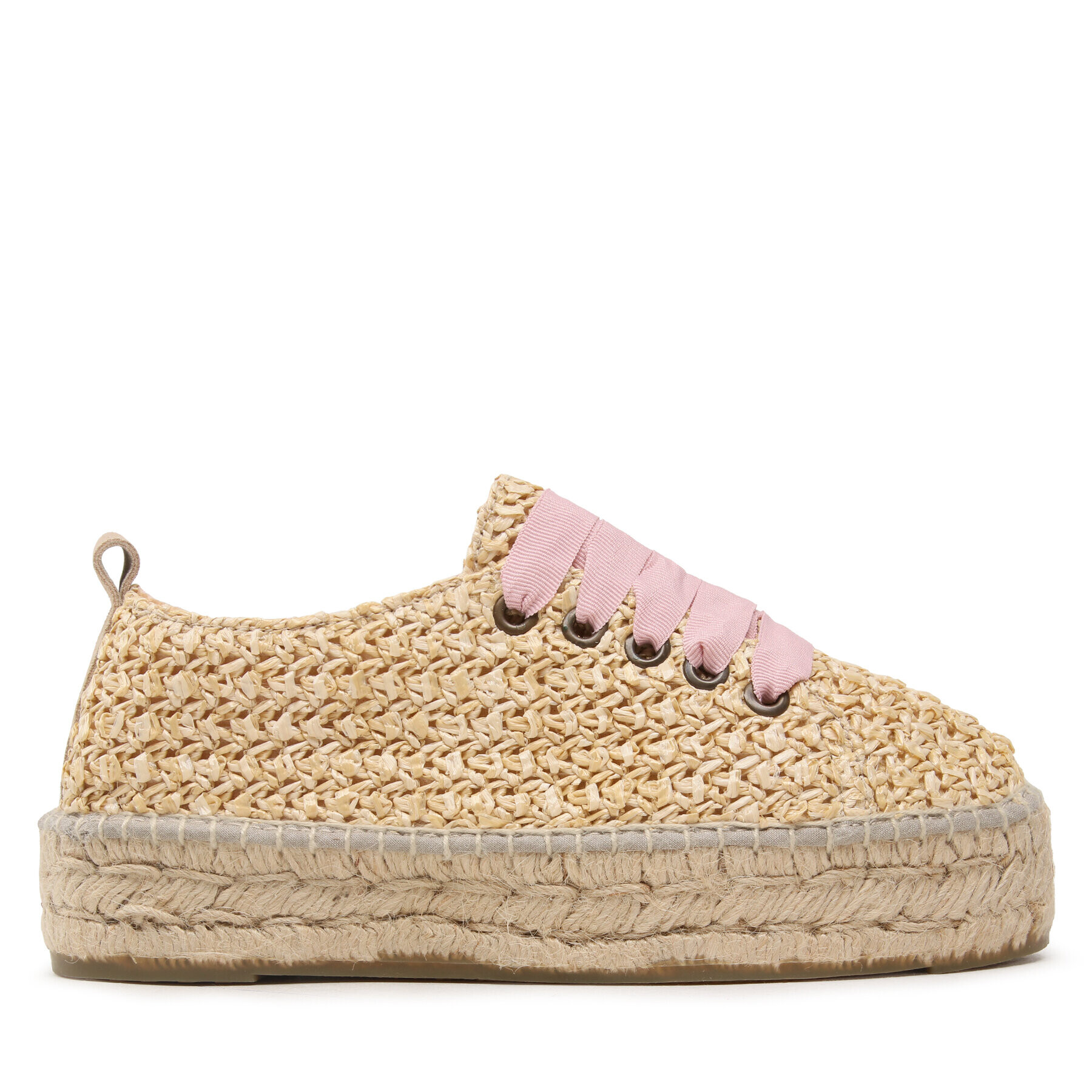 Manebi Еспадрили Lace-Up Espadrilles V 2.7 E0 Бежов - Pepit.bg