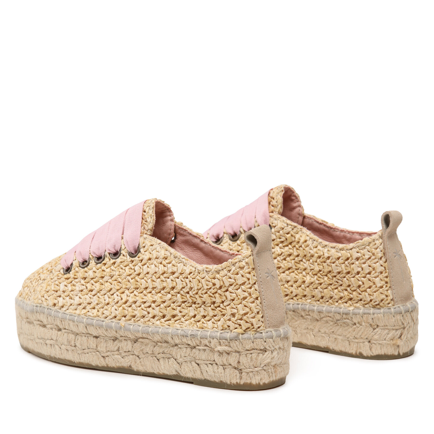 Manebi Еспадрили Lace-Up Espadrilles V 2.7 E0 Бежов - Pepit.bg