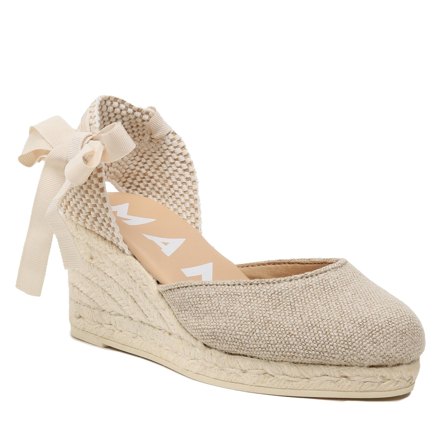Manebi Еспадрили Low Wedge Espadlilles O 7.1 WL Бежов - Pepit.bg