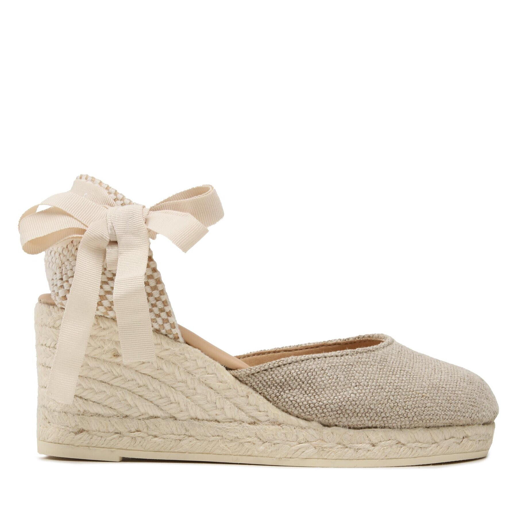 Manebi Еспадрили Low Wedge Espadlilles O 7.1 WL Бежов - Pepit.bg