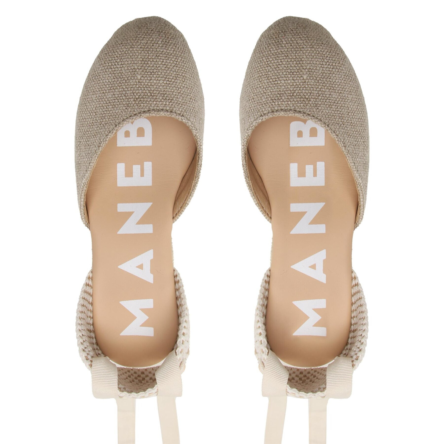 Manebi Еспадрили Low Wedge Espadlilles O 7.1 WL Бежов - Pepit.bg