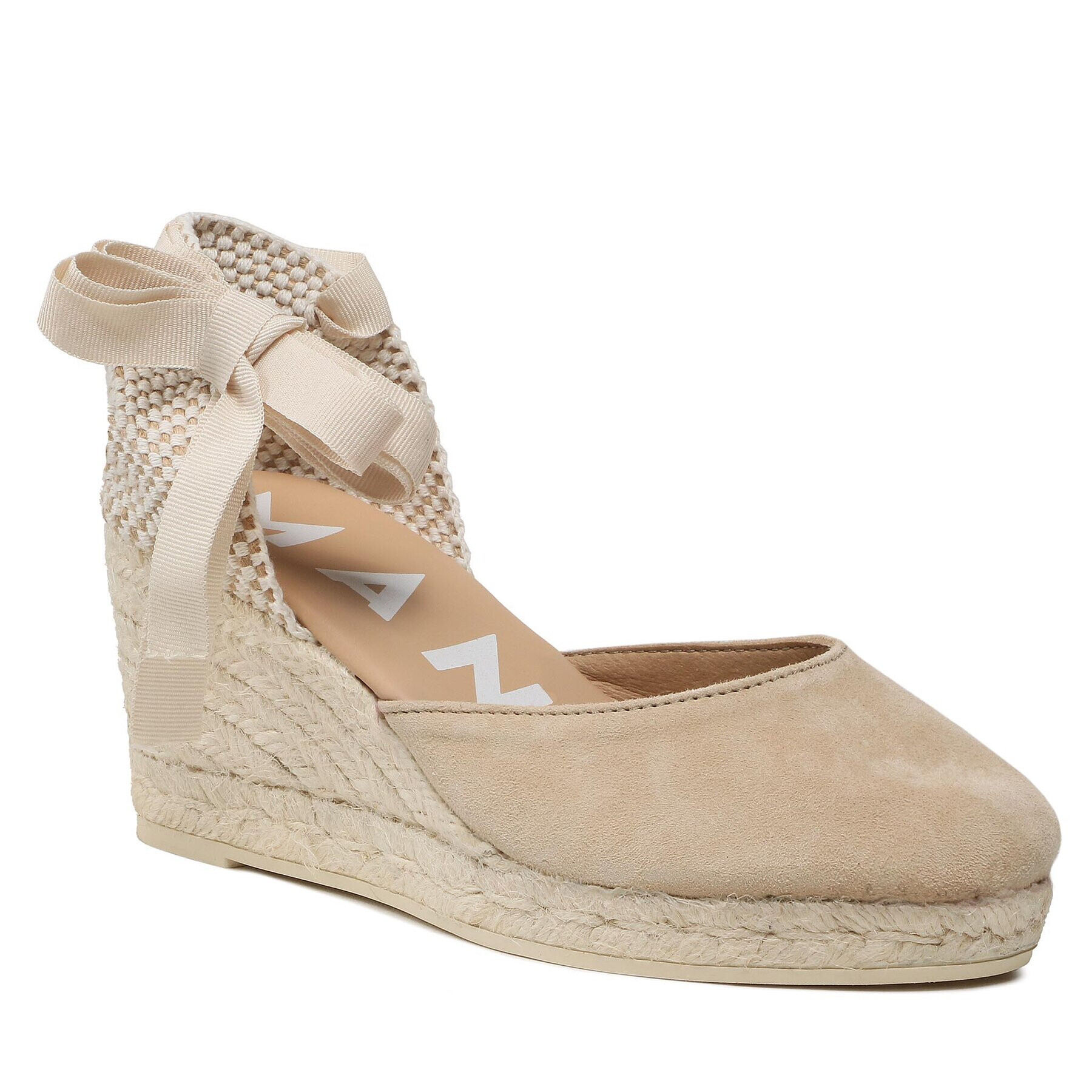 Manebi Еспадрили Low Wedge Espadrilles M 1.1 WL Бежов - Pepit.bg