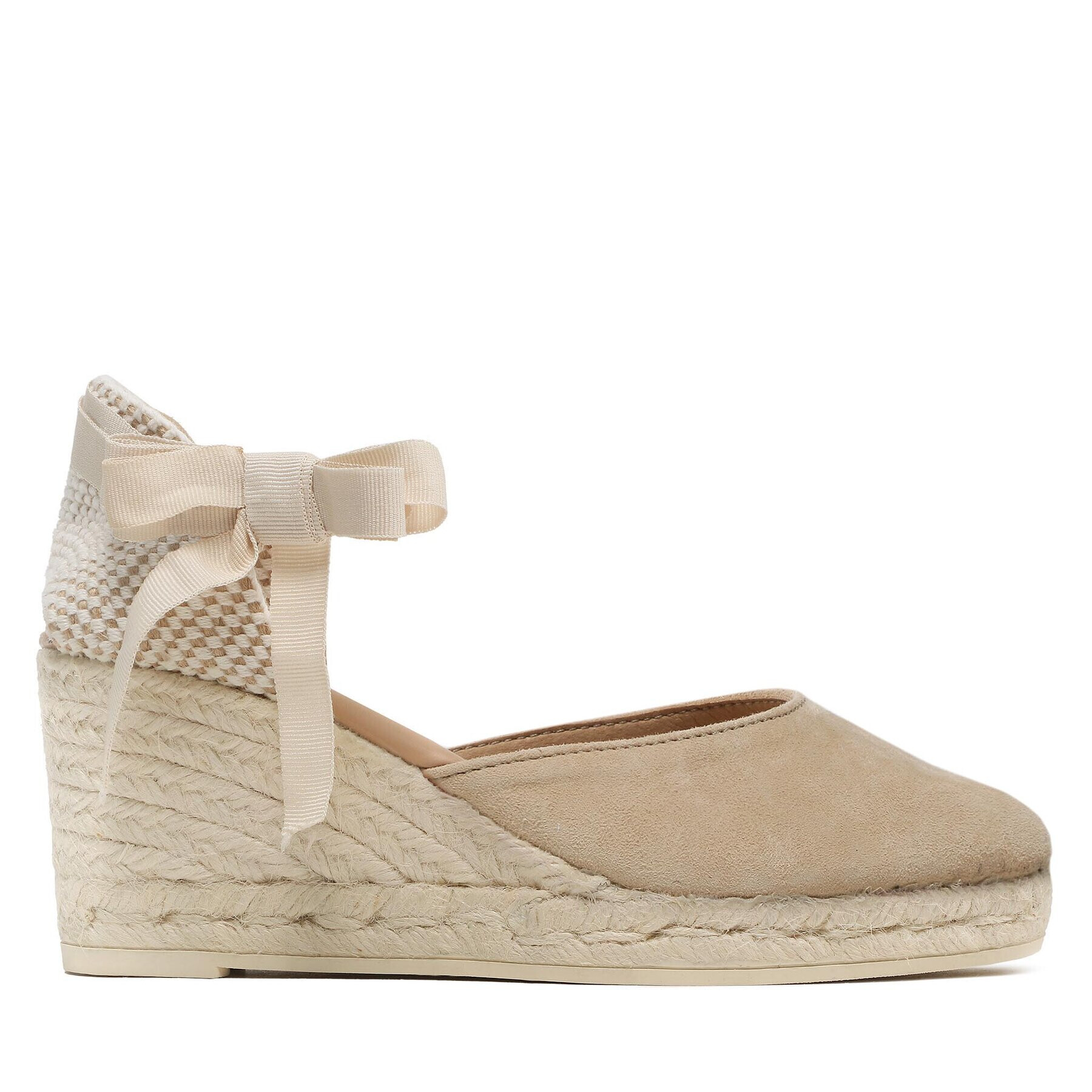 Manebi Еспадрили Low Wedge Espadrilles M 1.1 WL Бежов - Pepit.bg