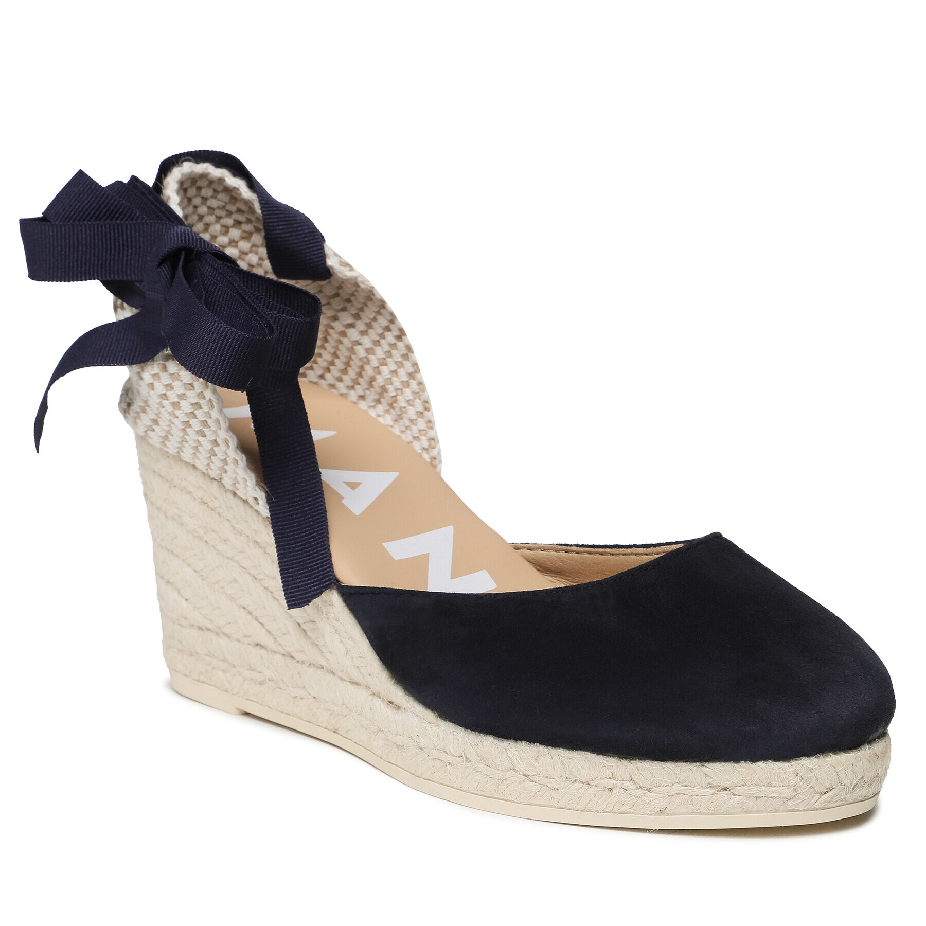 Manebi Еспадрили Low Wedge Espadrilles M 1.5 WL Тъмносин - Pepit.bg