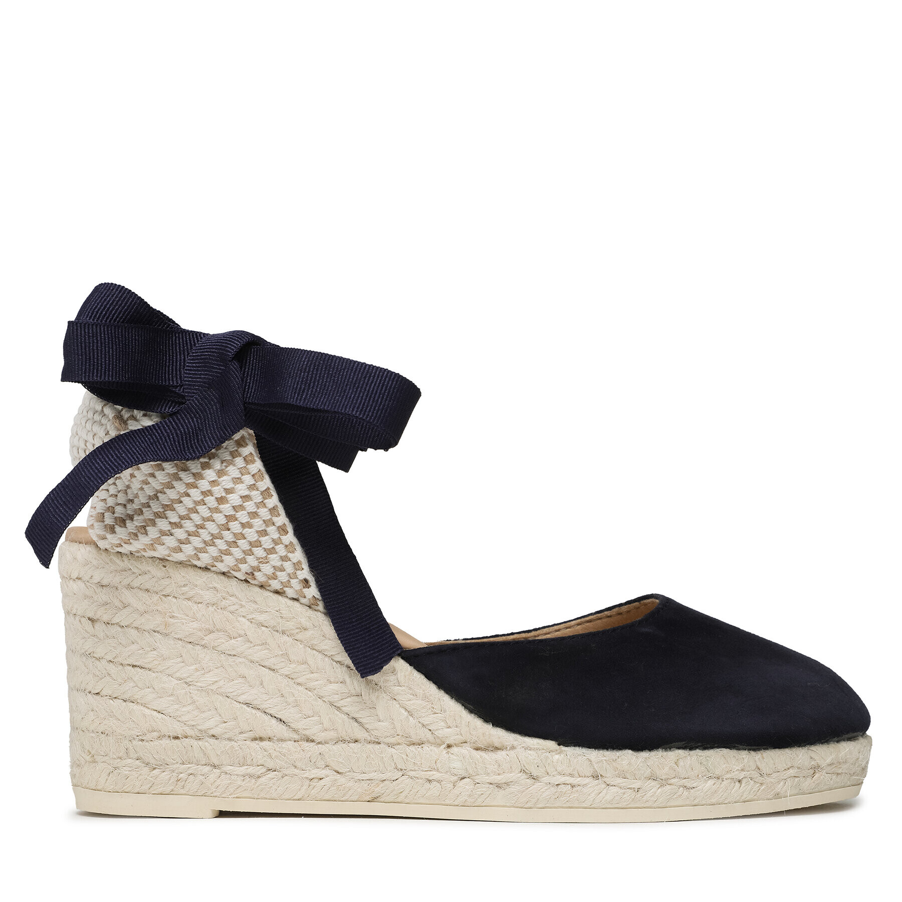 Manebi Еспадрили Low Wedge Espadrilles M 1.5 WL Тъмносин - Pepit.bg