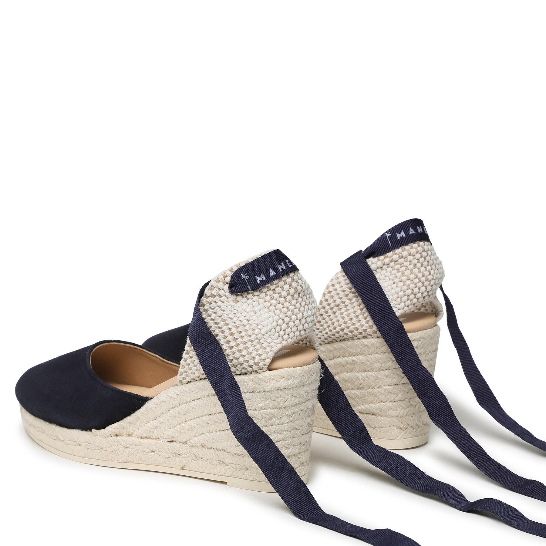 Manebi Еспадрили Low Wedge Espadrilles M 1.5 WL Тъмносин - Pepit.bg