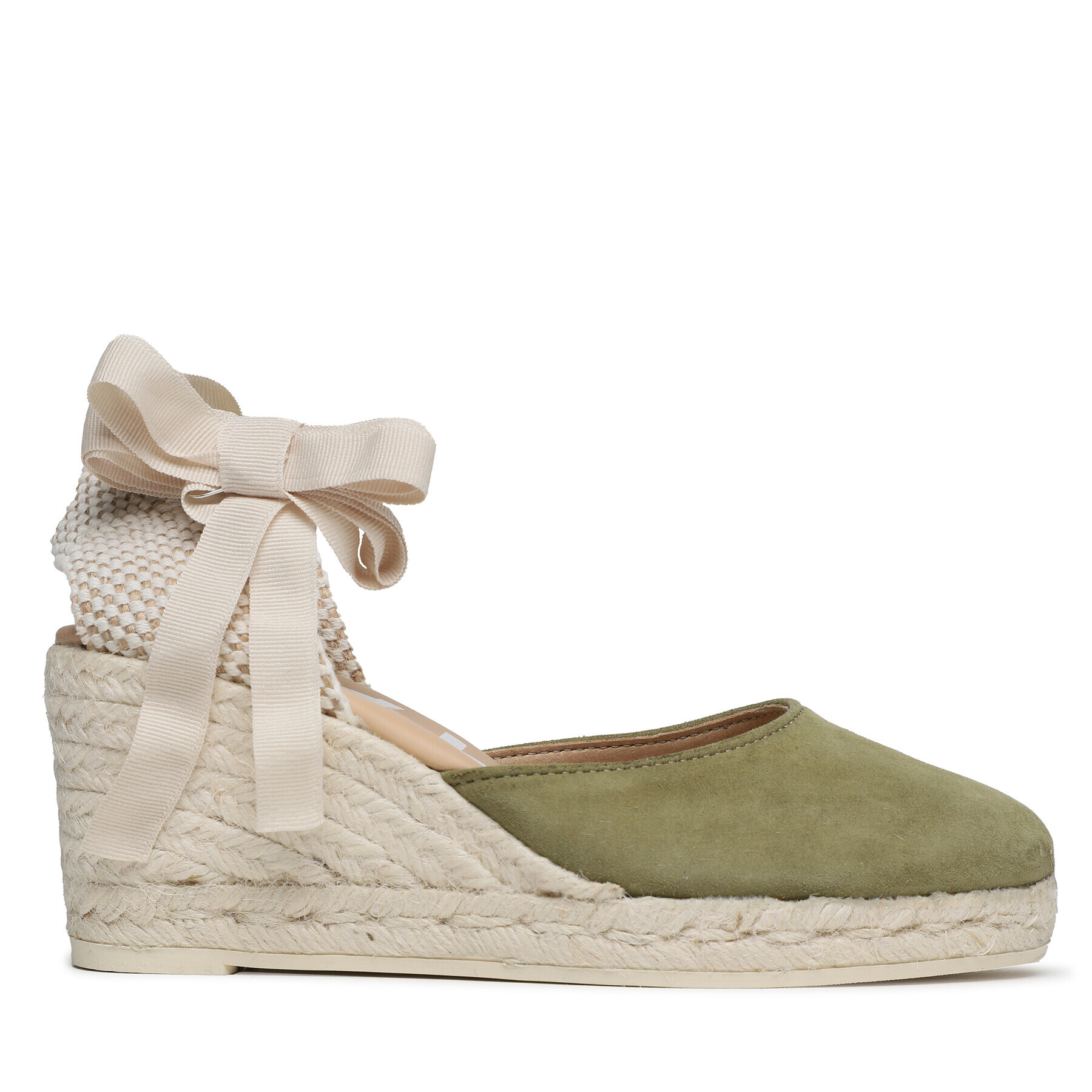Manebi Еспадрили Low Wedge Espadrilles R 1.5 WL Зелен - Pepit.bg