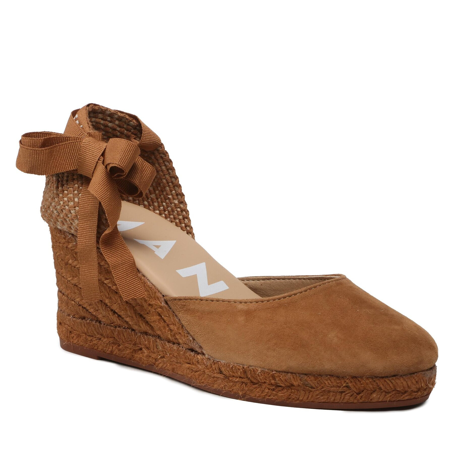 Manebi Еспадрили Low Wedge Espadrilles R 2.0 WL Кафяв - Pepit.bg