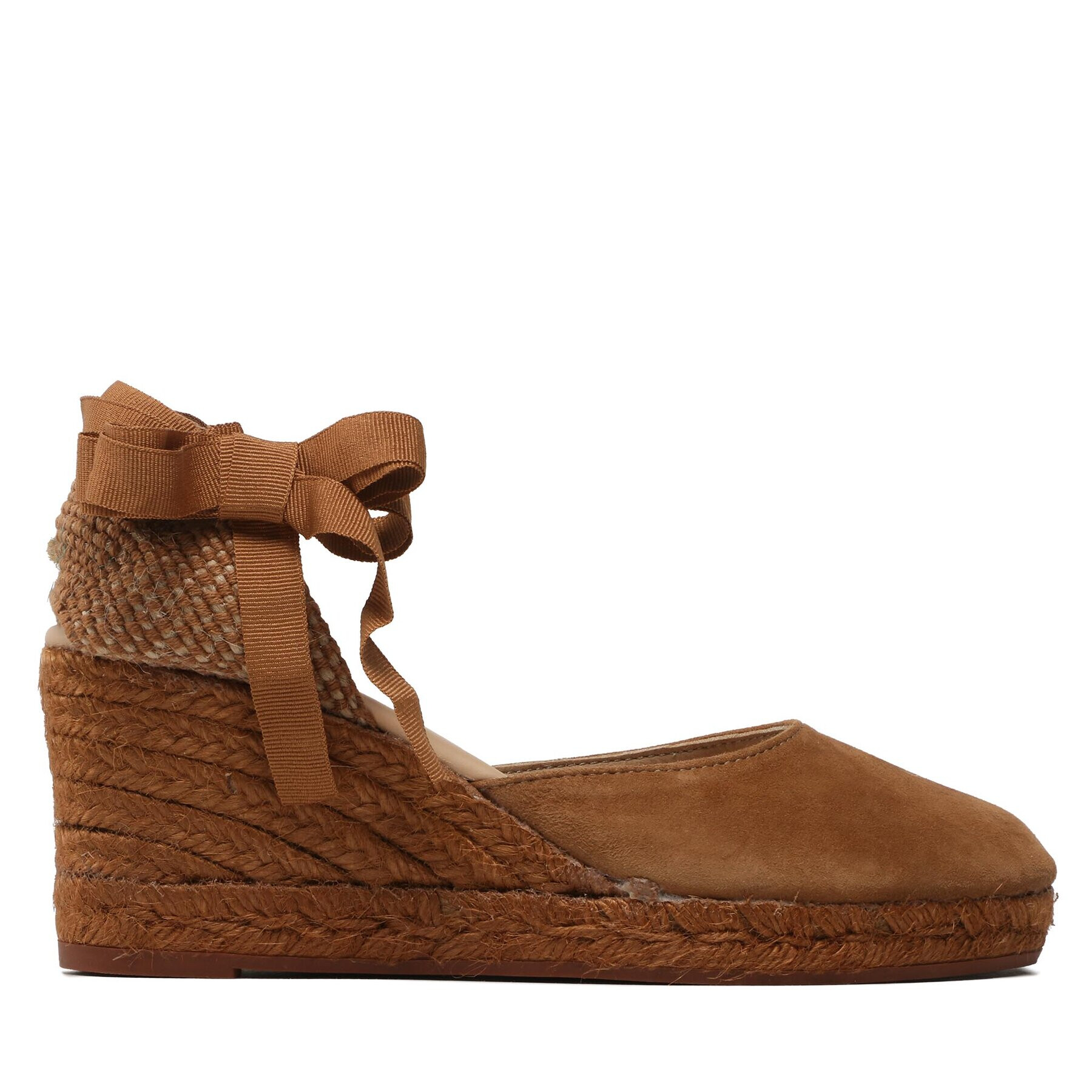 Manebi Еспадрили Low Wedge Espadrilles R 2.0 WL Кафяв - Pepit.bg