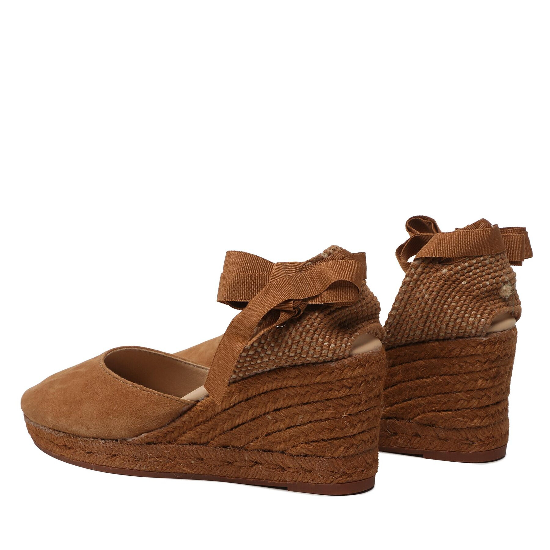 Manebi Еспадрили Low Wedge Espadrilles R 2.0 WL Кафяв - Pepit.bg