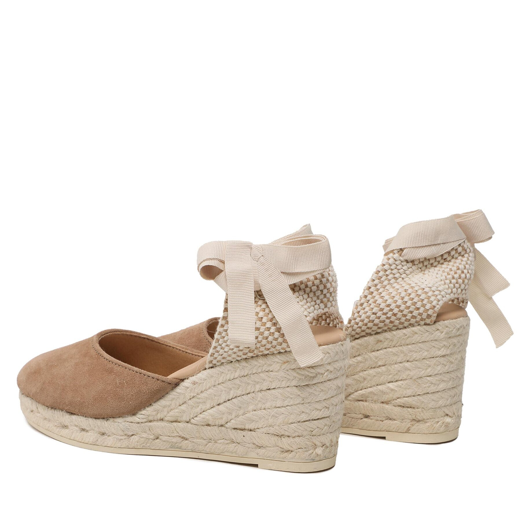 Manebi Еспадрили Low Wedge Espadrilles W 1.9 WL Кафяв - Pepit.bg