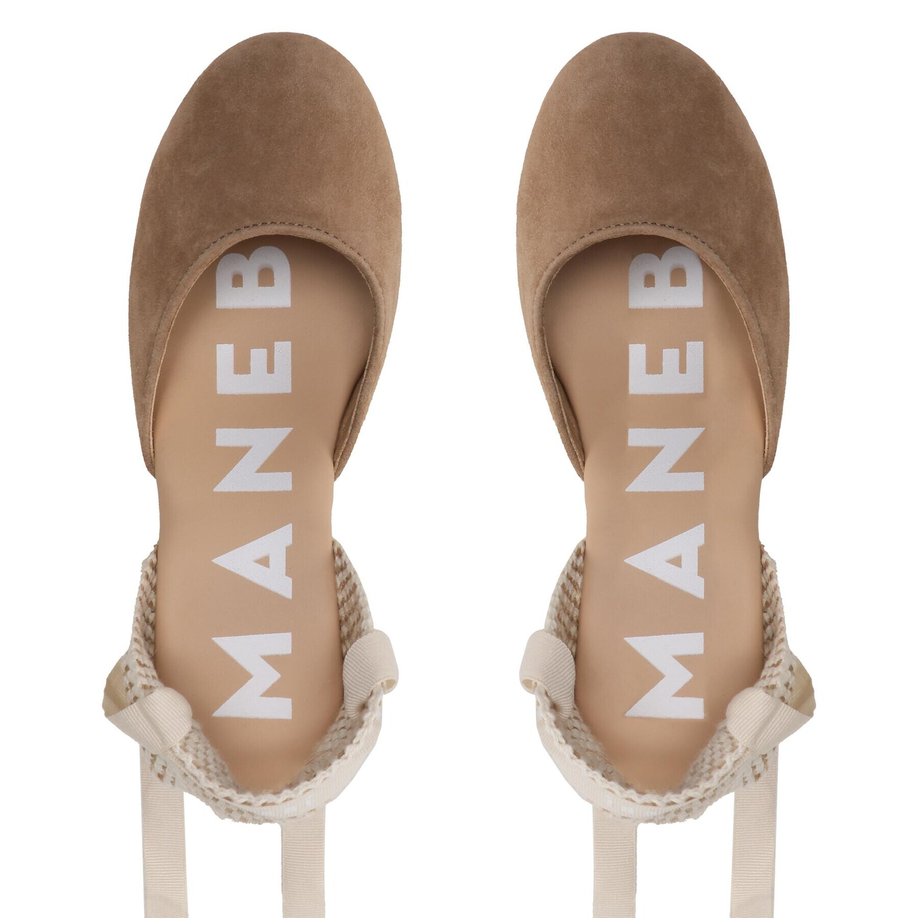 Manebi Еспадрили Low Wedge Espadrilles W 1.9 WL Кафяв - Pepit.bg