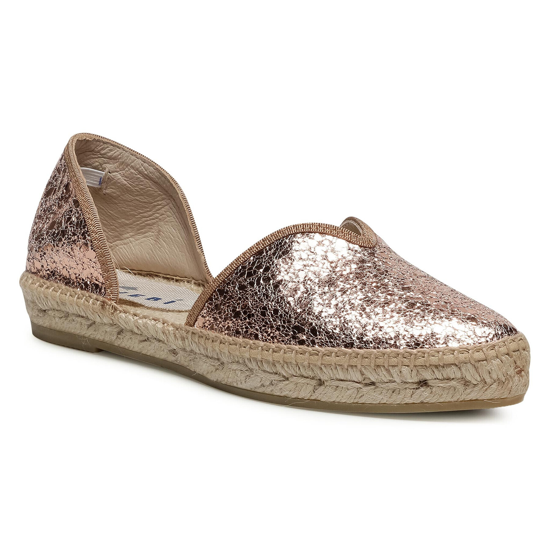 Manebi Еспадрили Open-Side Flats G 0.4 O0 Златист - Pepit.bg