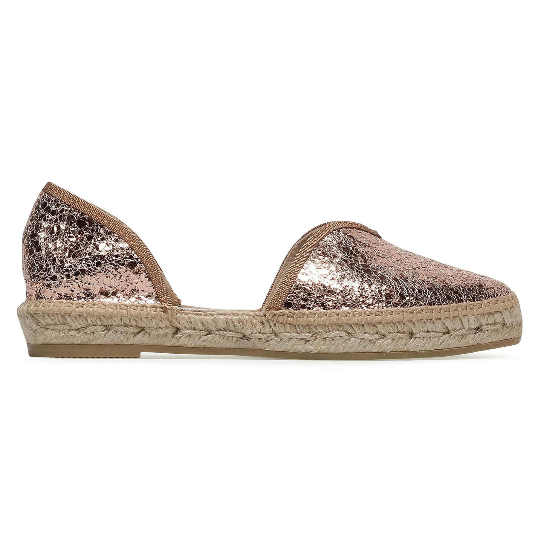 Manebi Еспадрили Open-Side Flats G 0.4 O0 Златист - Pepit.bg