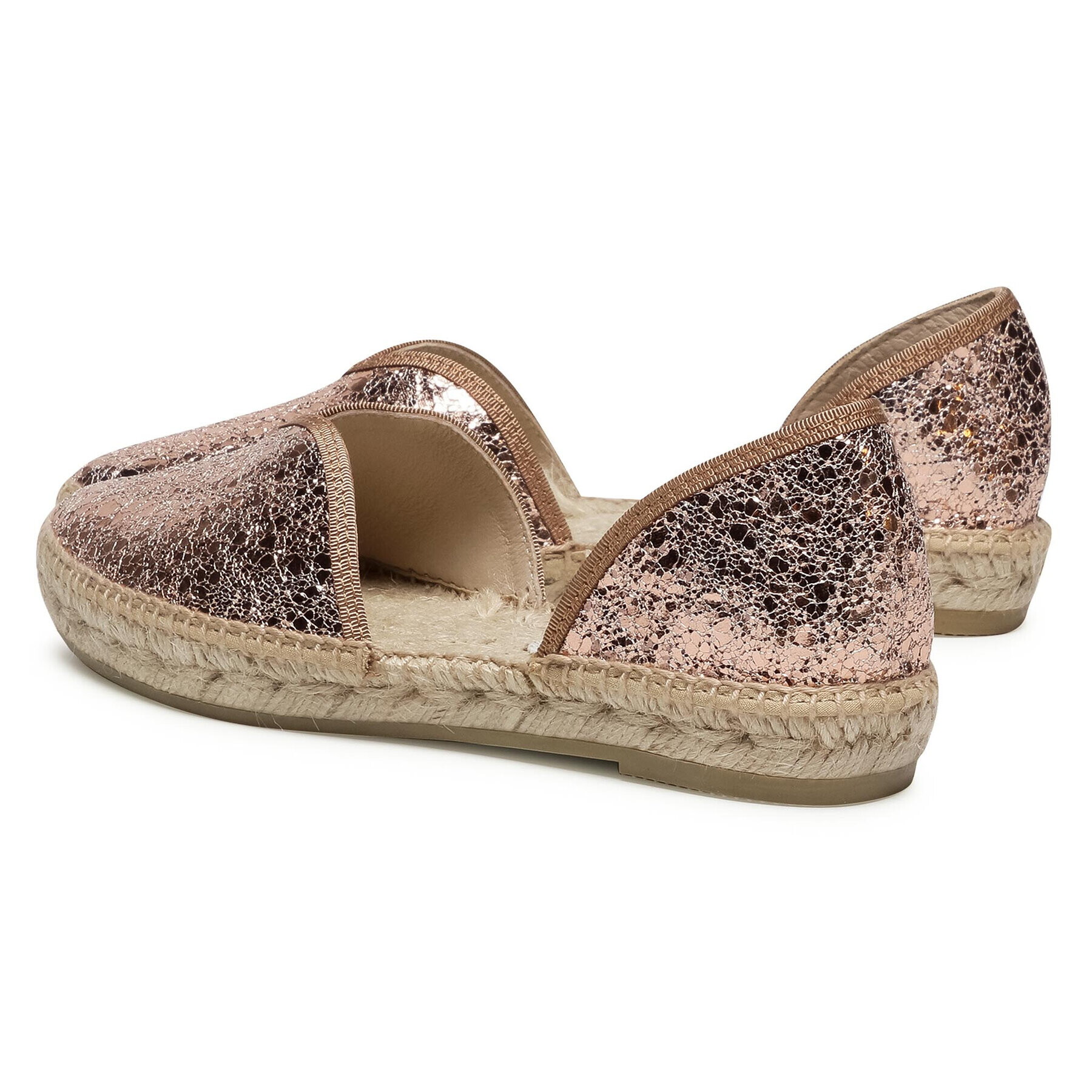 Manebi Еспадрили Open-Side Flats G 0.4 O0 Златист - Pepit.bg
