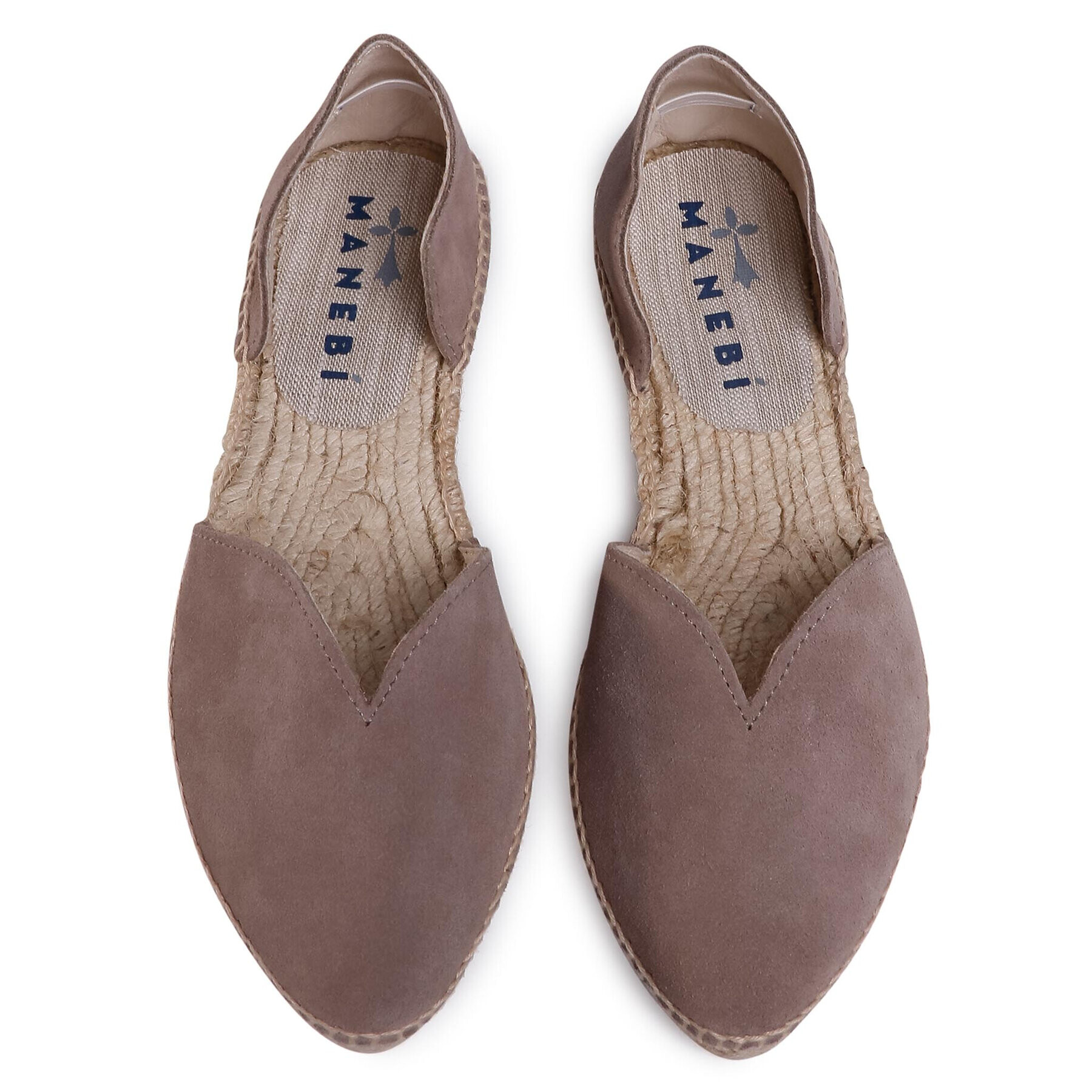 Manebi Еспадрили Open-Side Flats K 1.9 O0 Кафяв - Pepit.bg