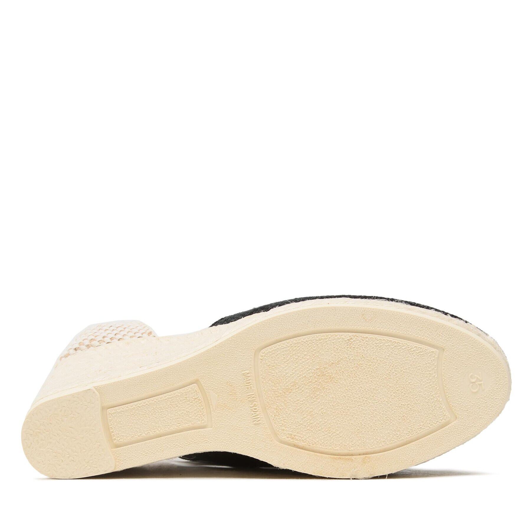 Manebi Еспадрили Organic Hemp Low Wedge Espadrilles O 7.9 WL Черен - Pepit.bg