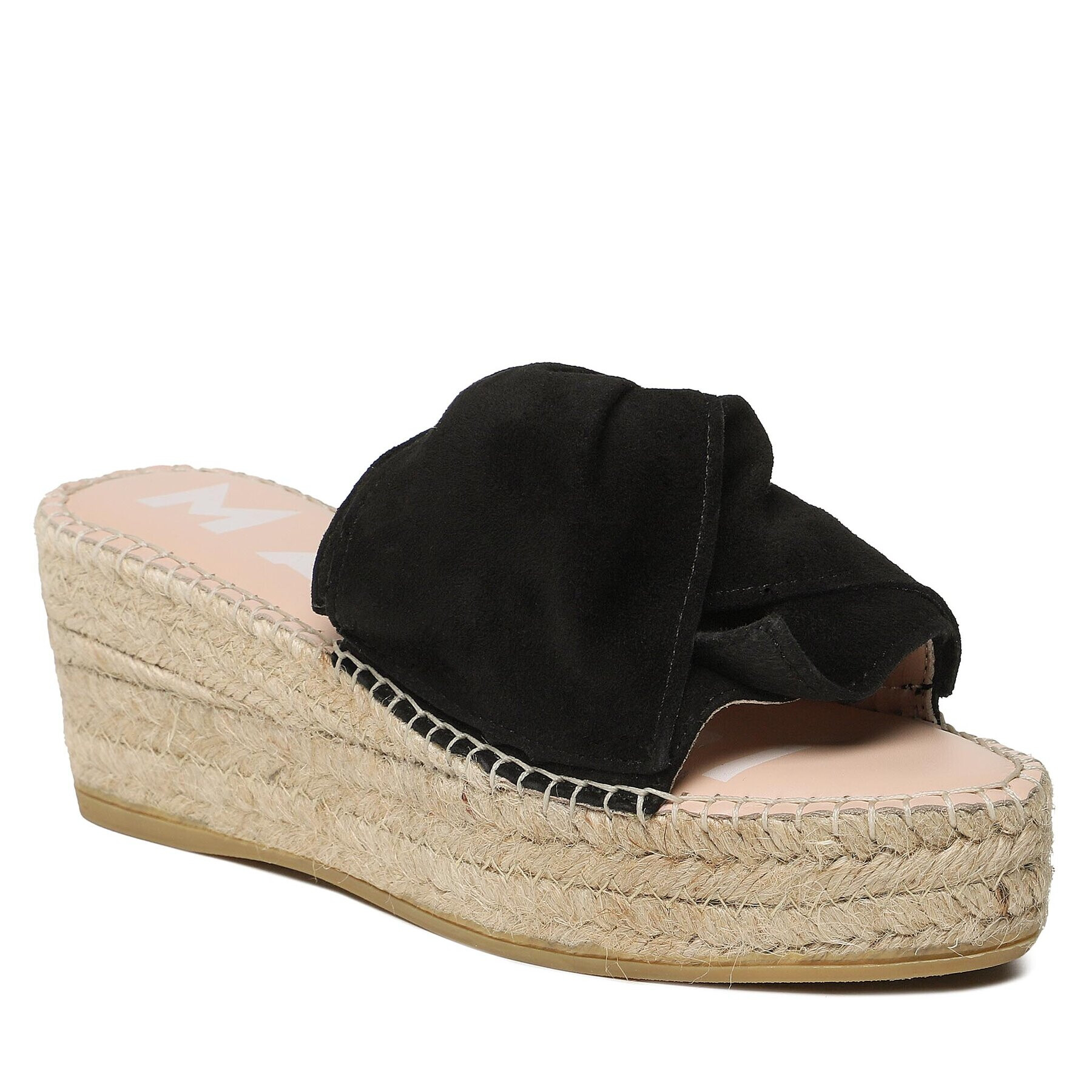 Manebi Еспадрили Platforms With Knot K 1.0 WK Черен - Pepit.bg