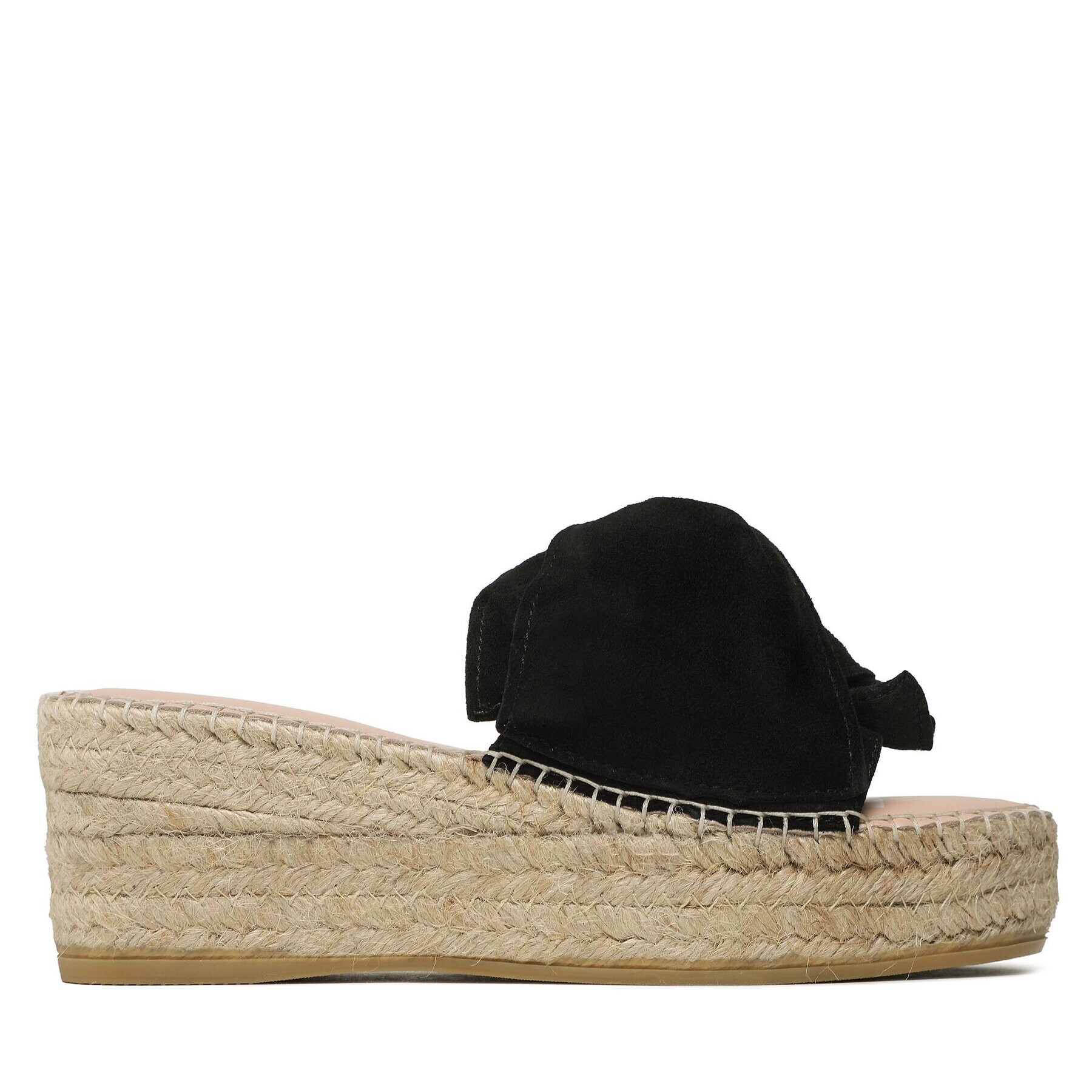 Manebi Еспадрили Platforms With Knot K 1.0 WK Черен - Pepit.bg