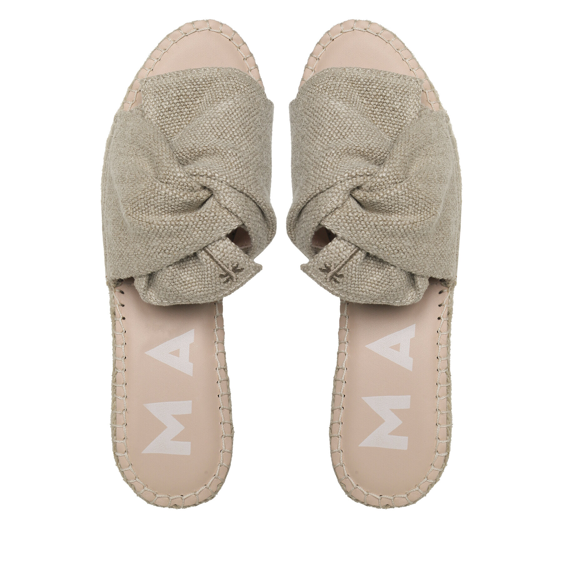 Manebi Еспадрили Platforms With Knot O 7.1 WK Бежов - Pepit.bg