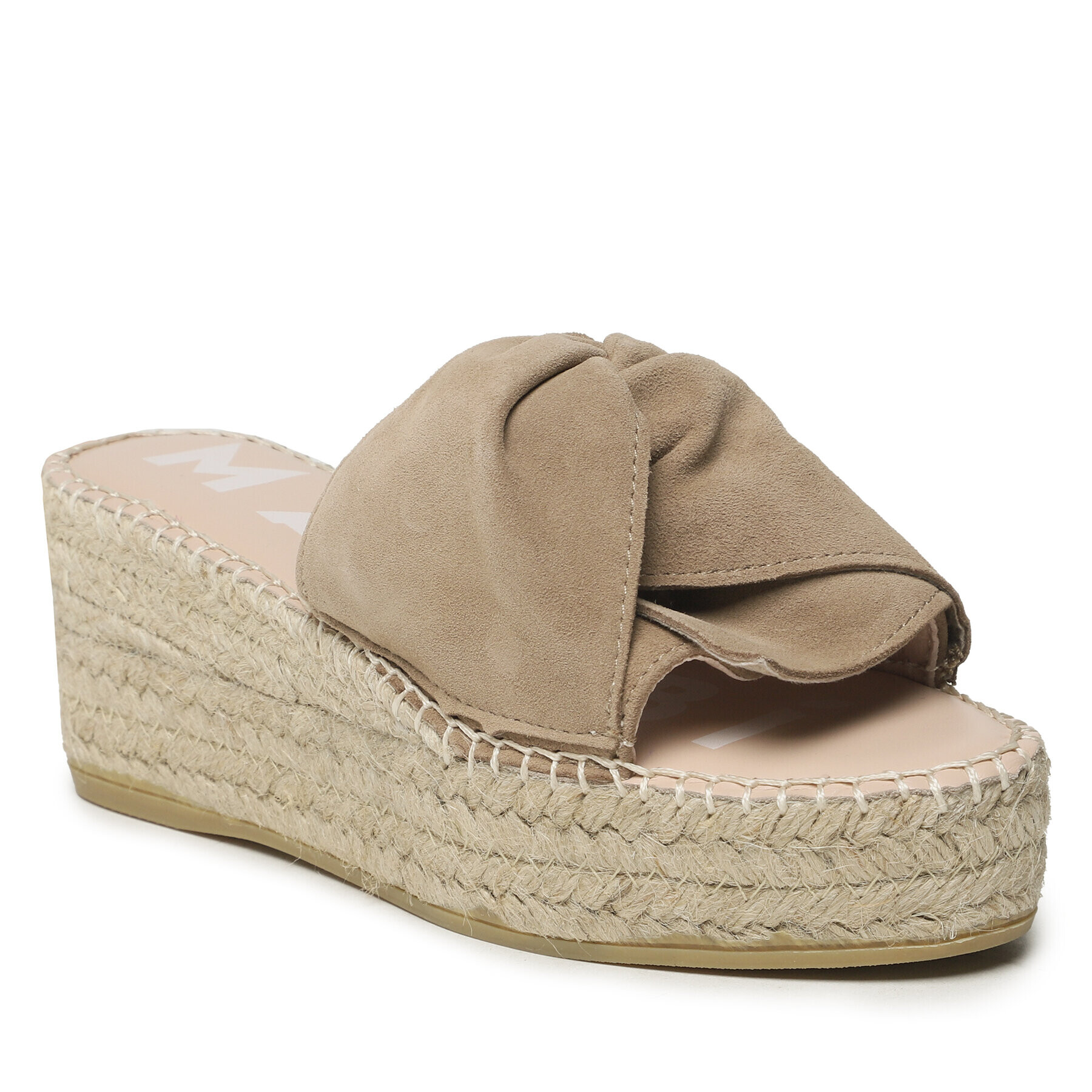 Manebi Еспадрили Platforms With Knots W 1.9 WK Сив - Pepit.bg