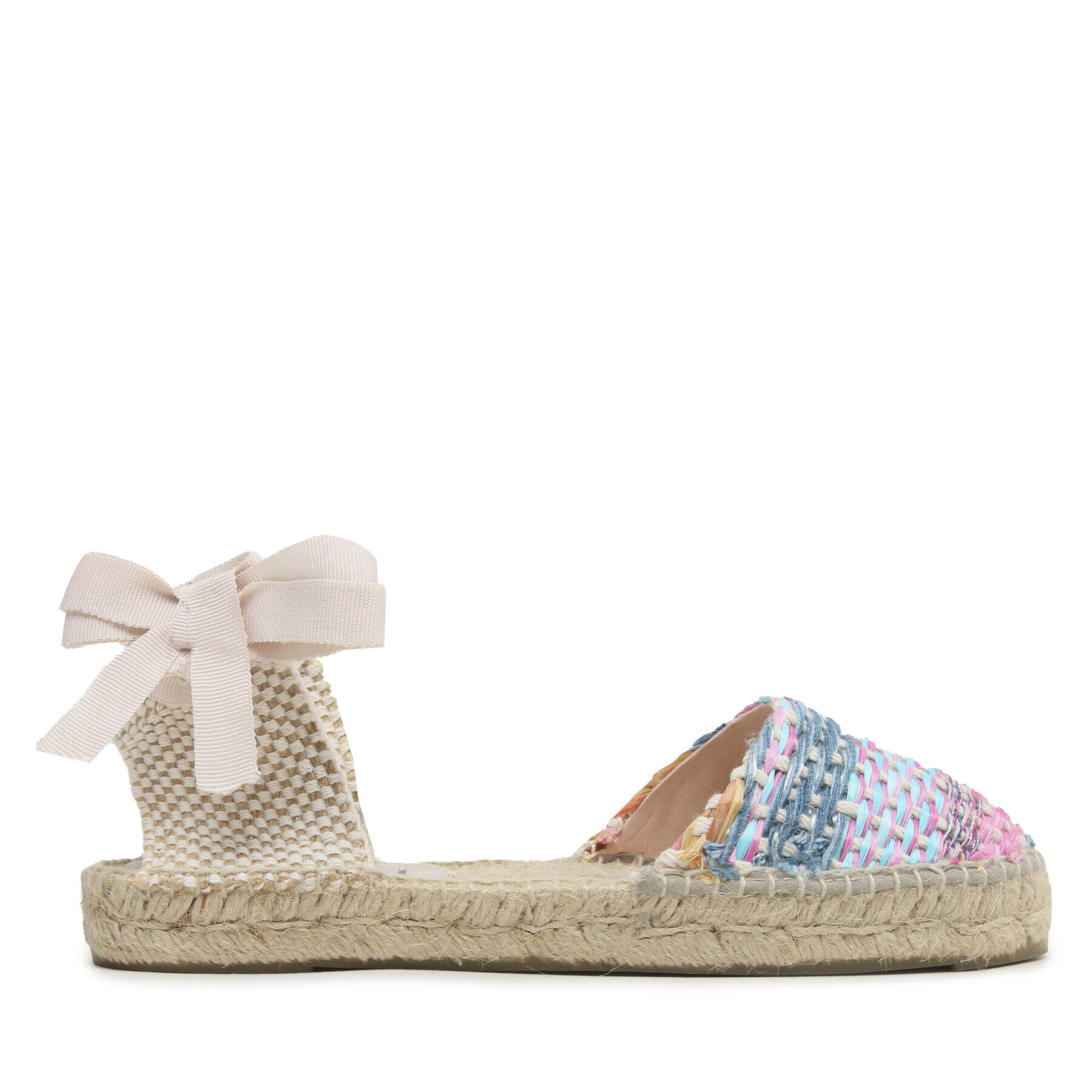 Manebi Еспадрили Raffia Yute Mix Flat Valenciana Espadrilles G 6.1 P0 Бежов - Pepit.bg