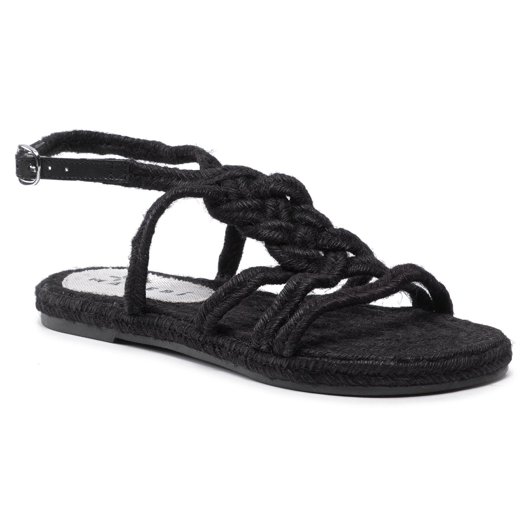 Manebi Еспадрили Rope Sandals F 7.6 Y0 Черен - Pepit.bg