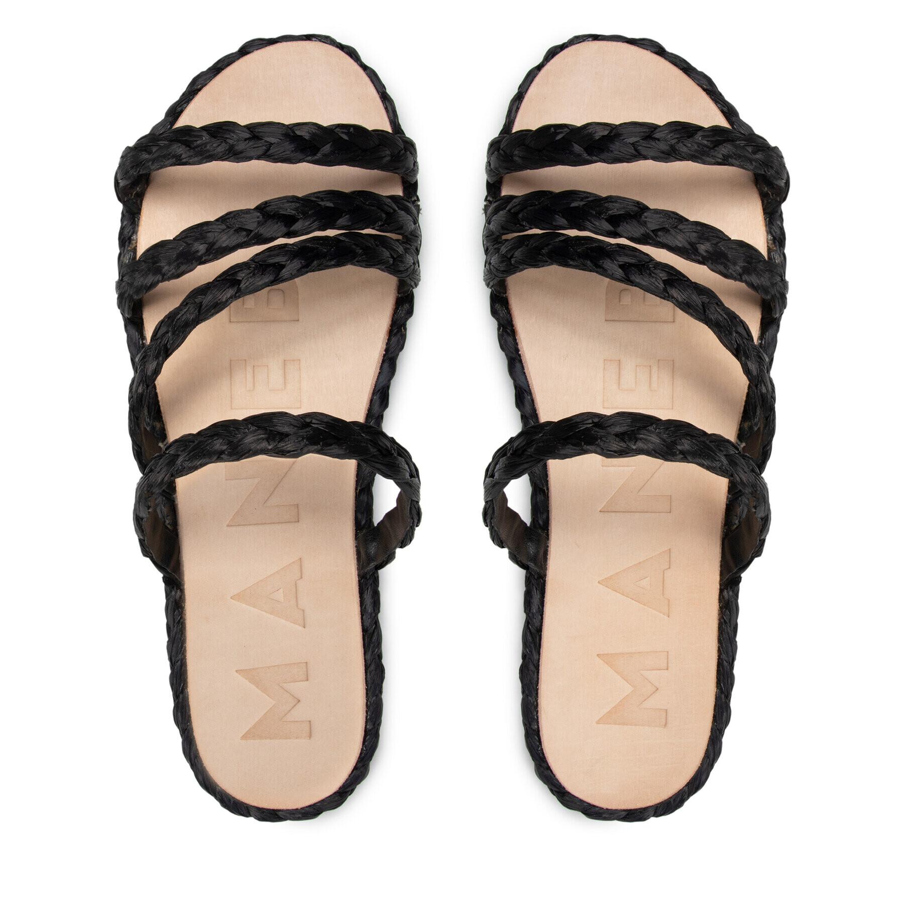 Manebi Еспадрили Rope Sandals S 3.7 Y0 Черен - Pepit.bg