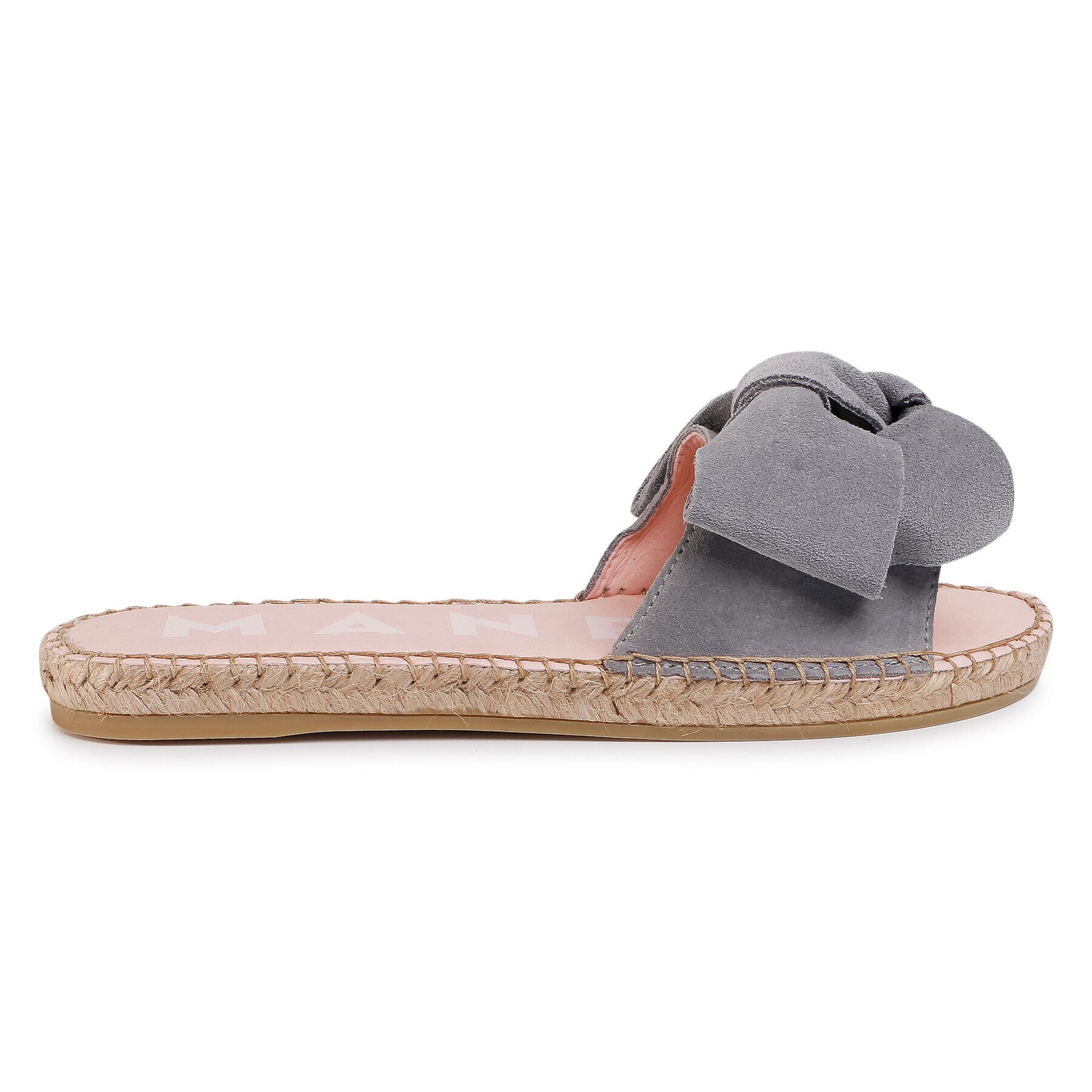 Manebi Еспадрили Sandals With Bow A C.1 J0 Сив - Pepit.bg