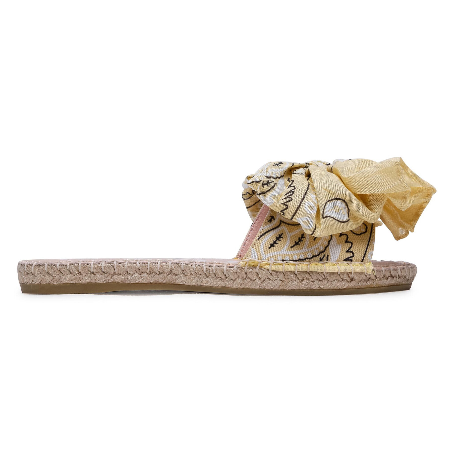 Manebi Еспадрили Sandals With Bow G 5.7 J0 Жълт - Pepit.bg