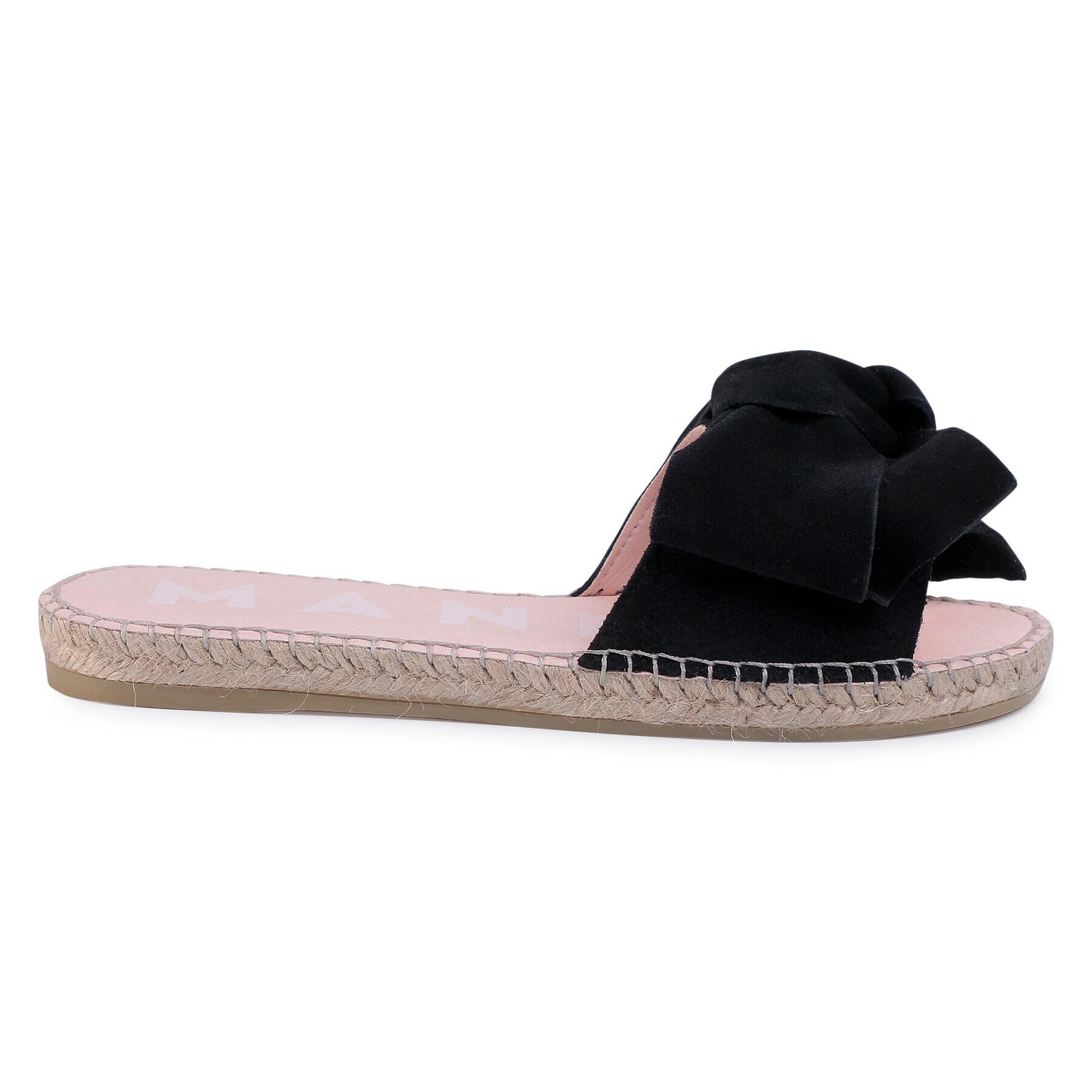 Manebi Еспадрили Sandals With Bow K 1.0 J0 Черен - Pepit.bg