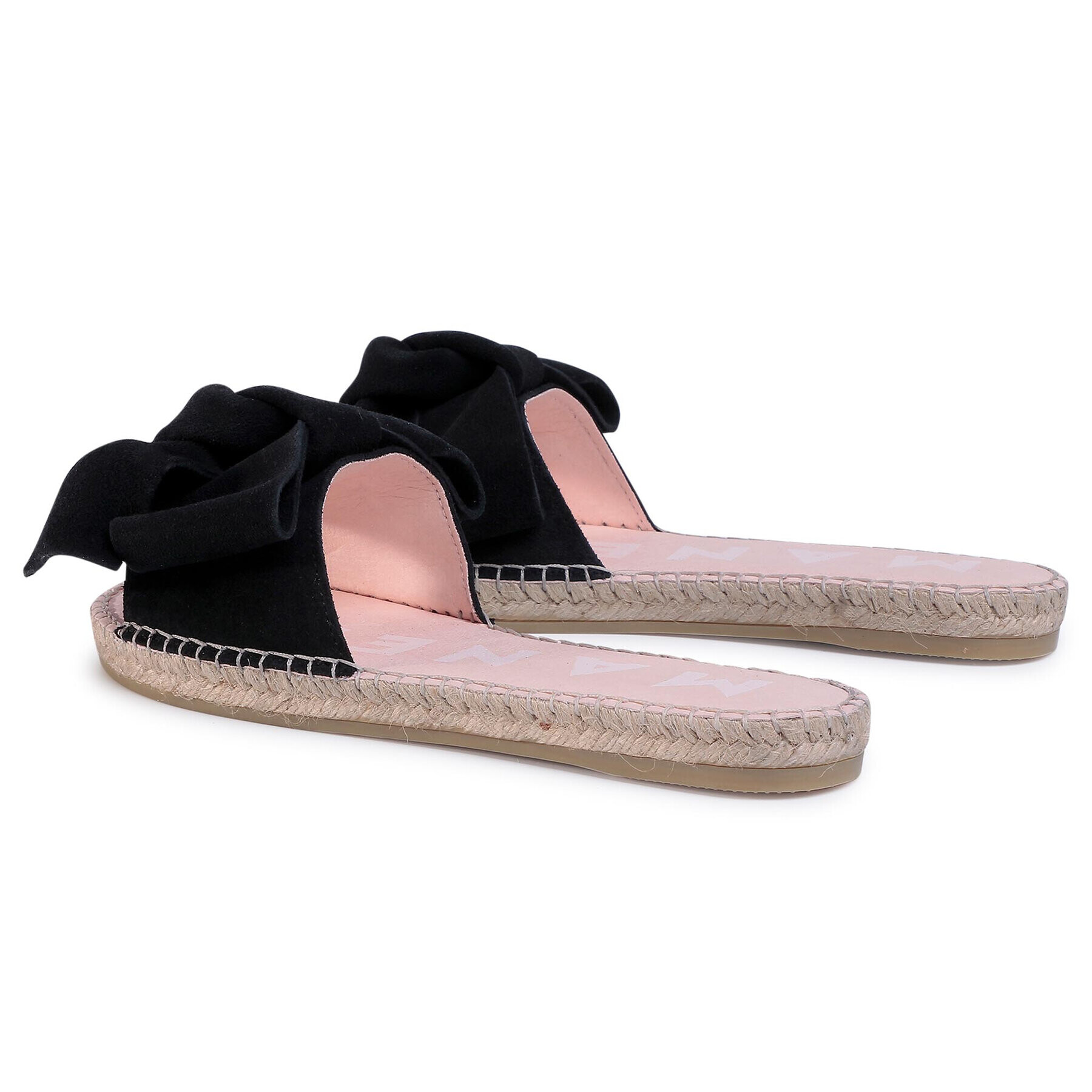 Manebi Еспадрили Sandals With Bow K 1.0 J0 Черен - Pepit.bg
