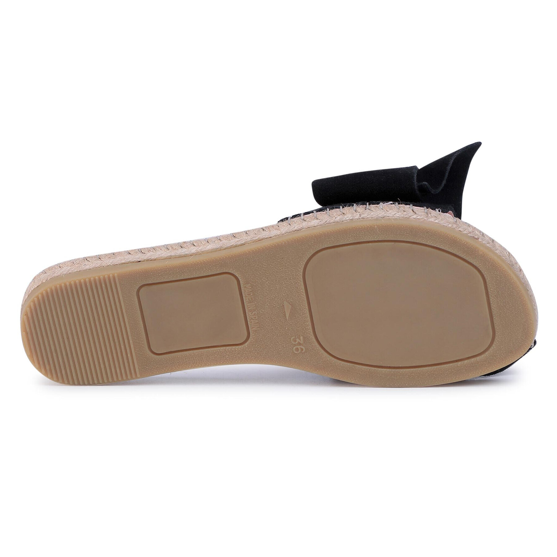 Manebi Еспадрили Sandals With Bow K 1.0 J0 Черен - Pepit.bg
