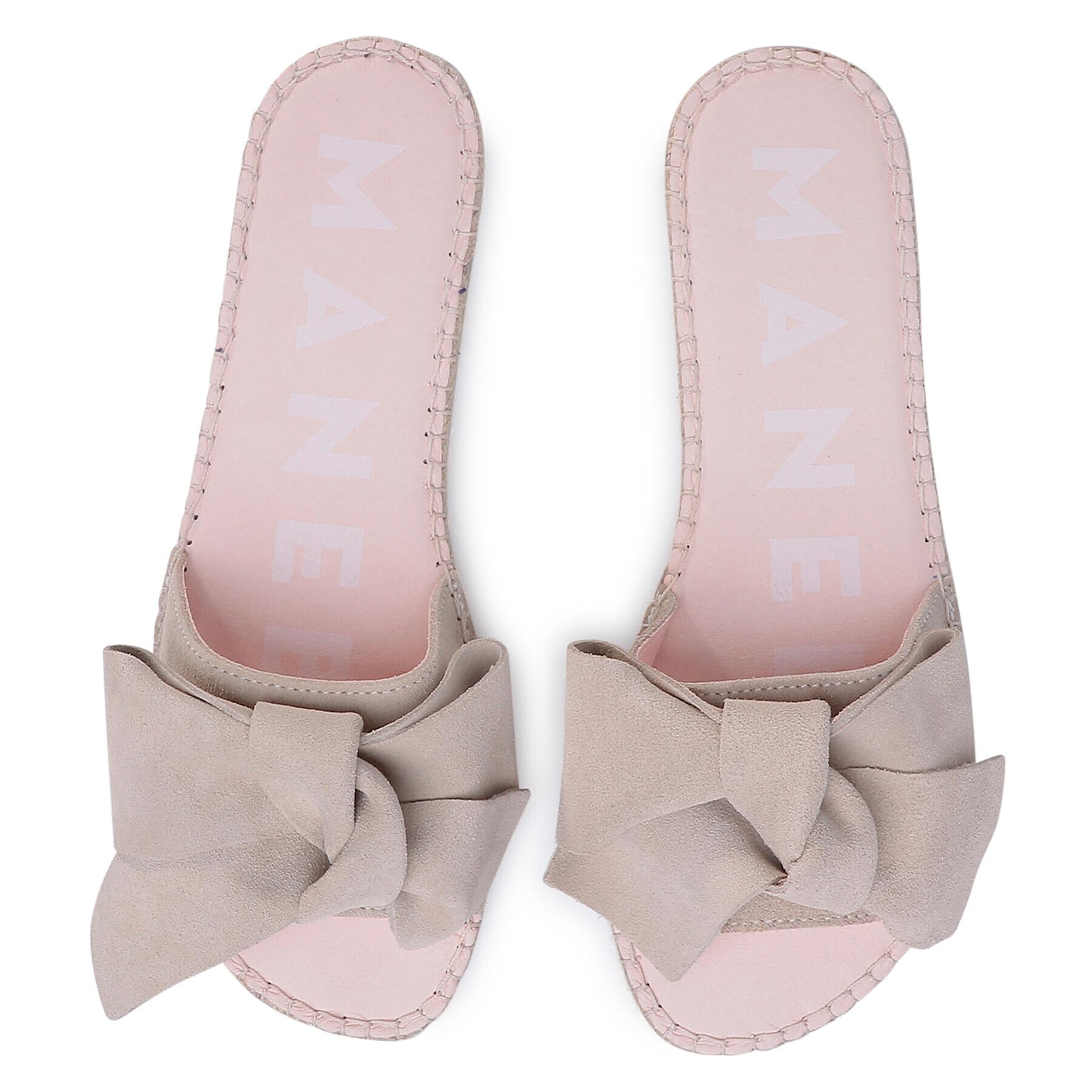 Manebi Еспадрили Sandals With Bow K 1.1 J0 Бежов - Pepit.bg