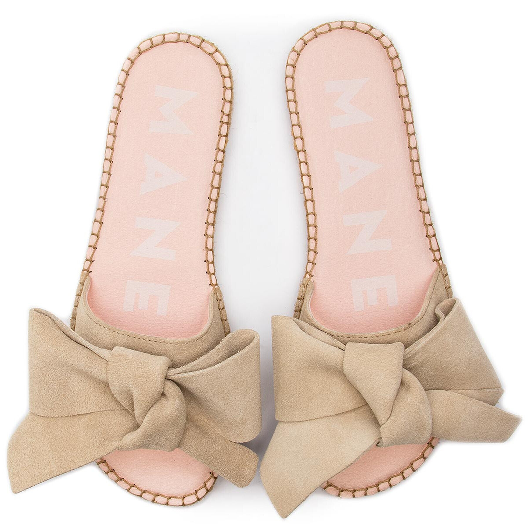 Manebi Еспадрили Sandals With Bow K 1.1 J0 Бежов - Pepit.bg
