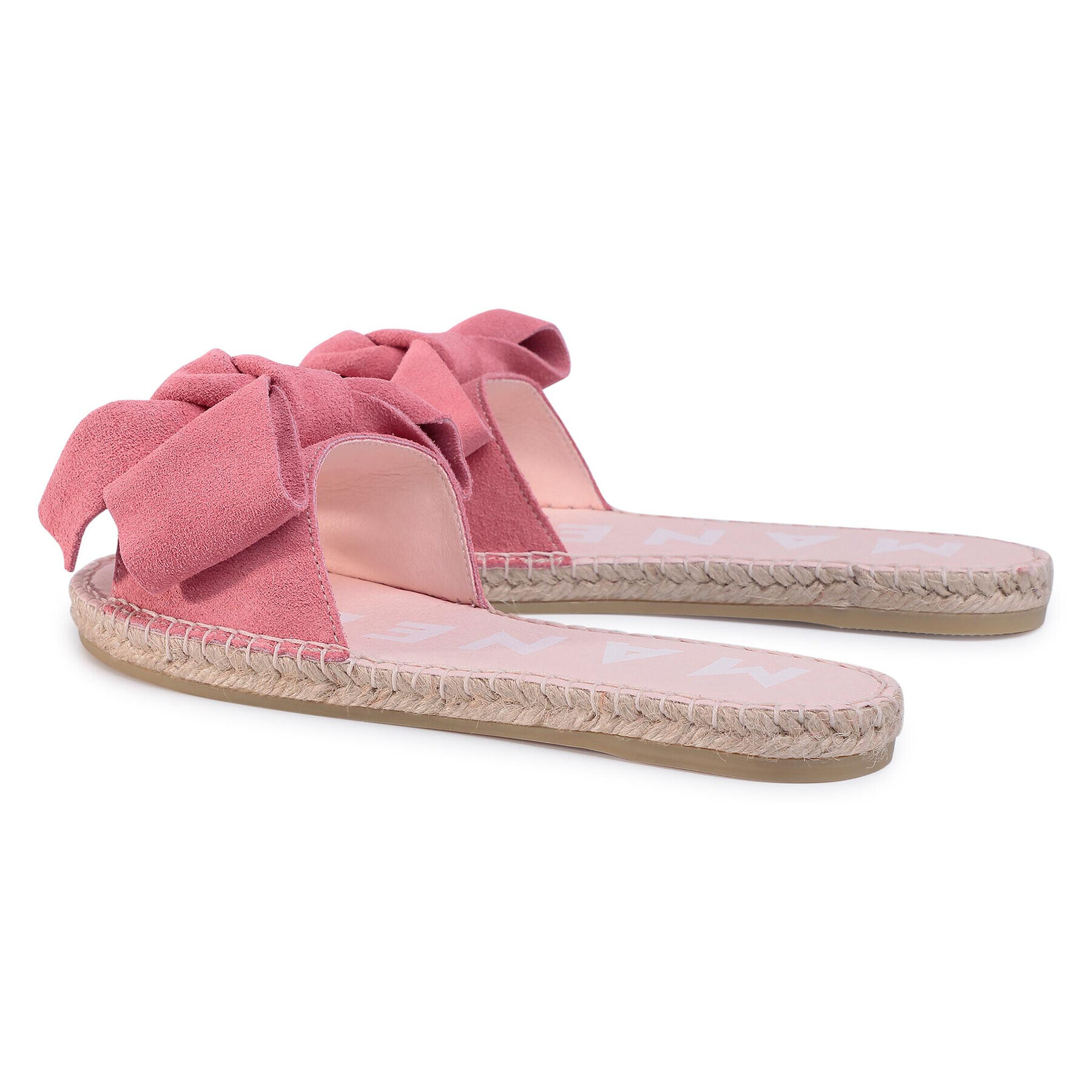 Manebi Еспадрили Sandals With Bow M 2.0 J0 Розов - Pepit.bg