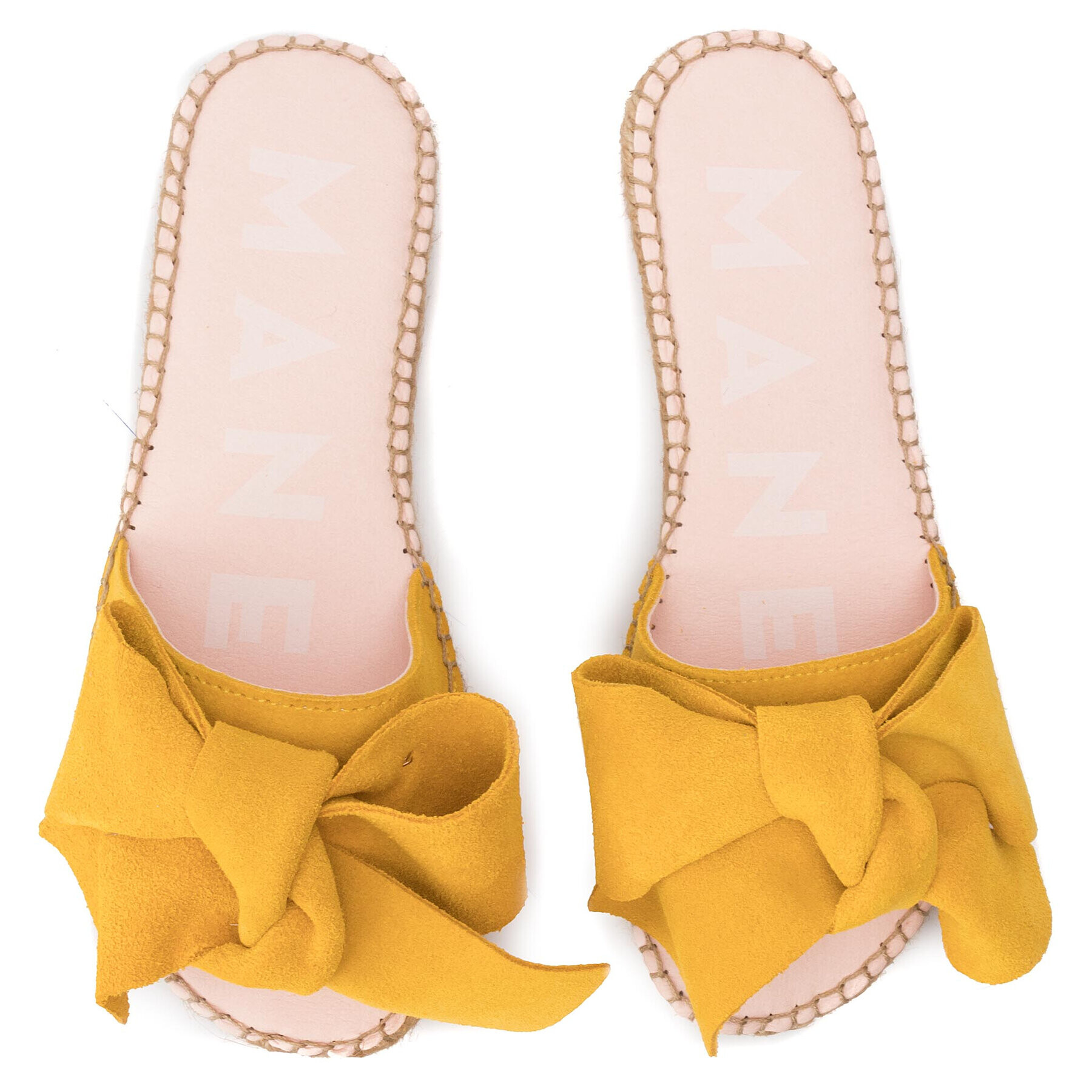 Manebi Еспадрили Sandals With Bow M 2.2 J0 Жълт - Pepit.bg