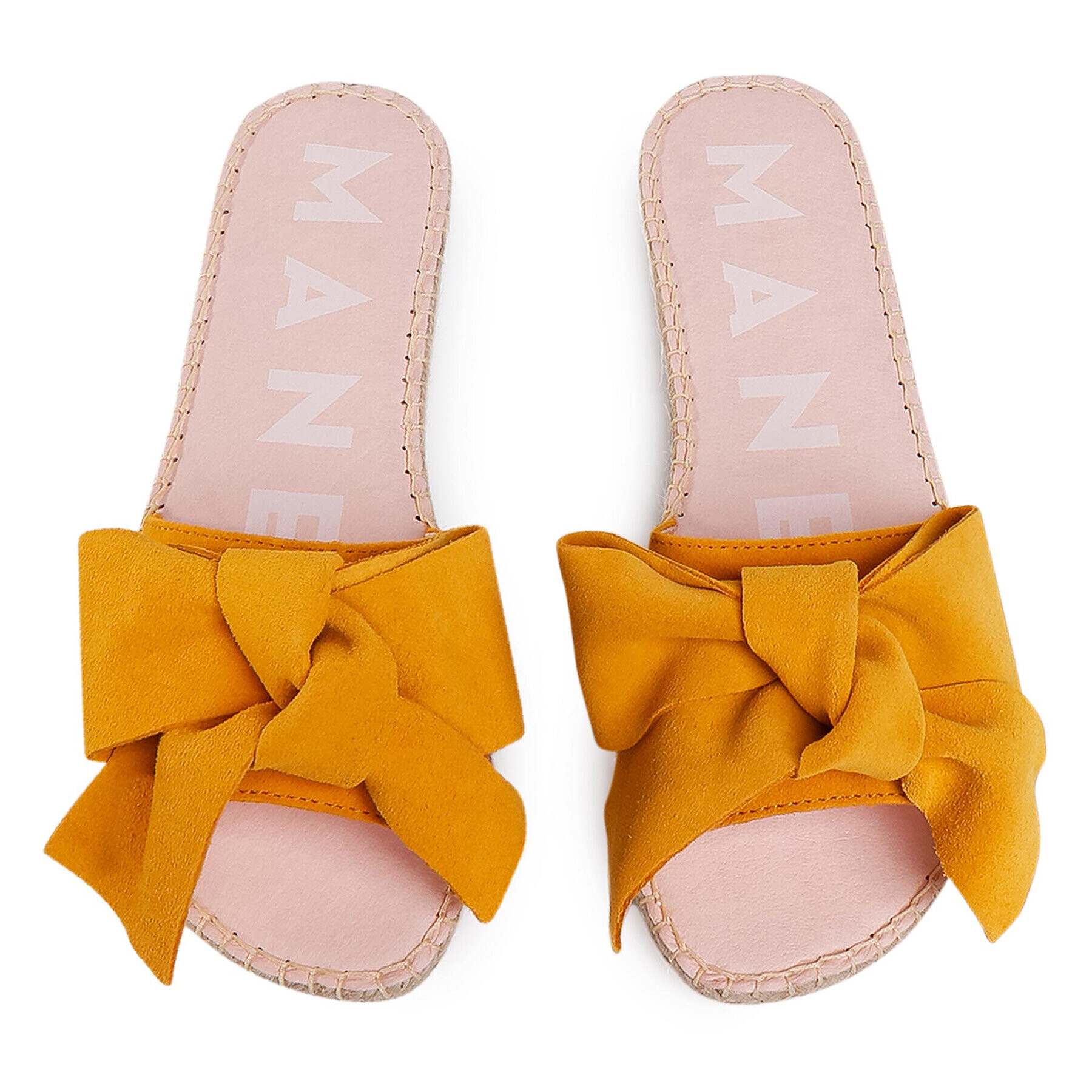 Manebi Еспадрили Sandals With Bow M 2.4 J0 Жълт - Pepit.bg