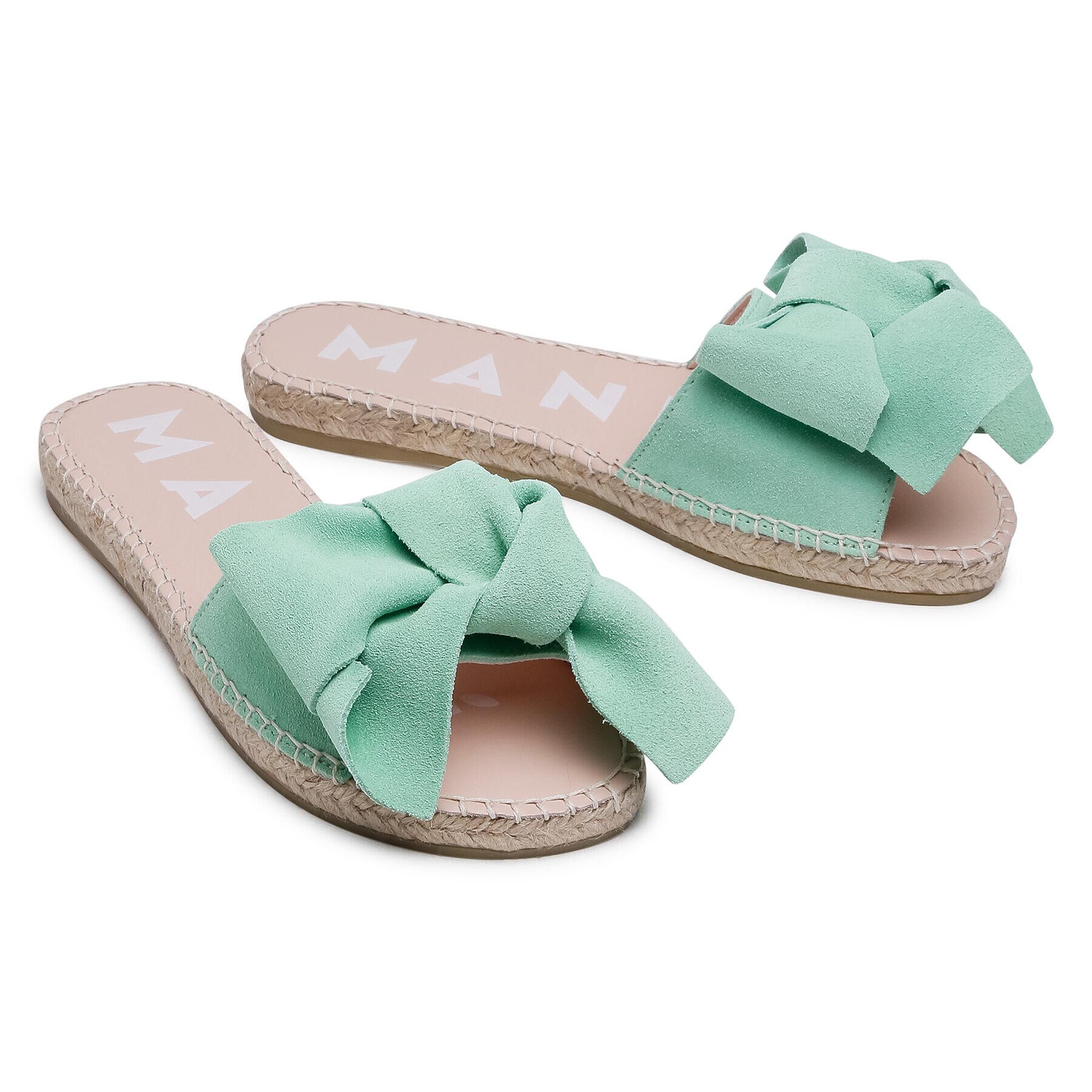 Manebi Еспадрили Sandals With Bow M 3.1 J0 Зелен - Pepit.bg