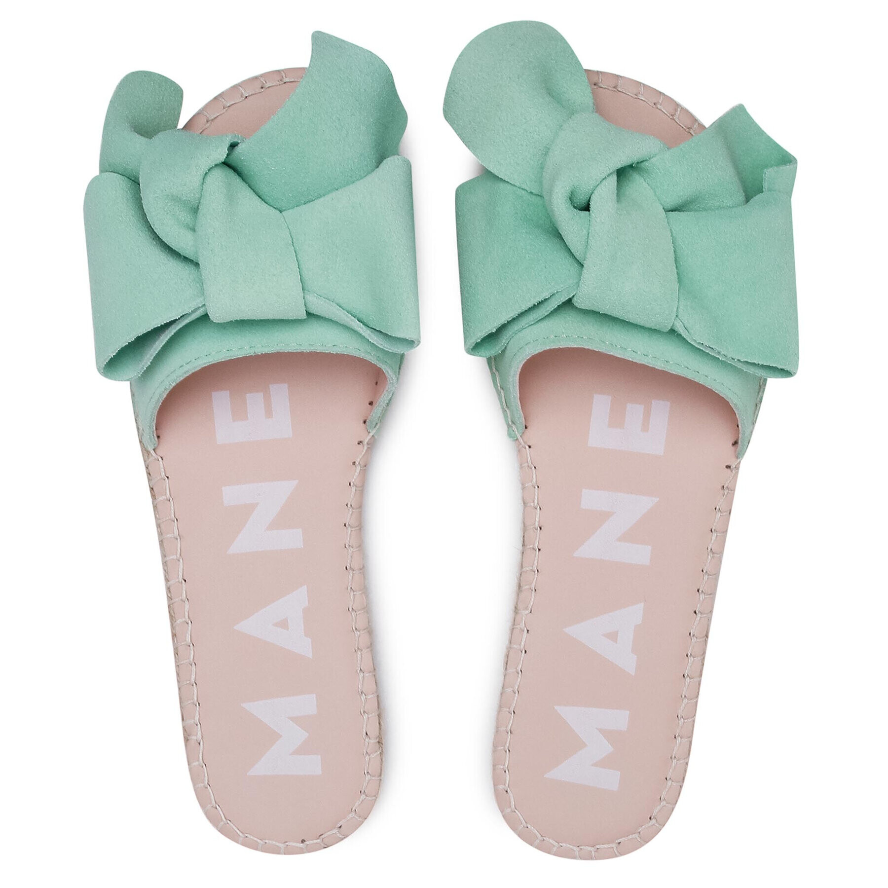 Manebi Еспадрили Sandals With Bow M 3.1 J0 Зелен - Pepit.bg