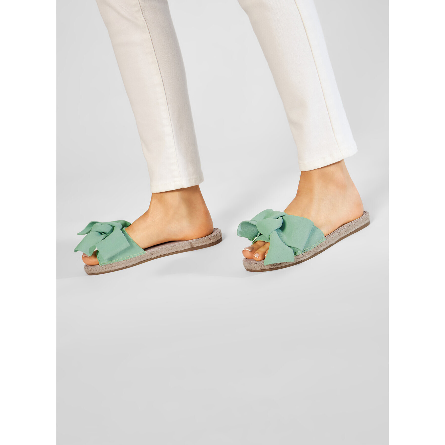 Manebi Еспадрили Sandals With Bow M 3.1 J0 Зелен - Pepit.bg