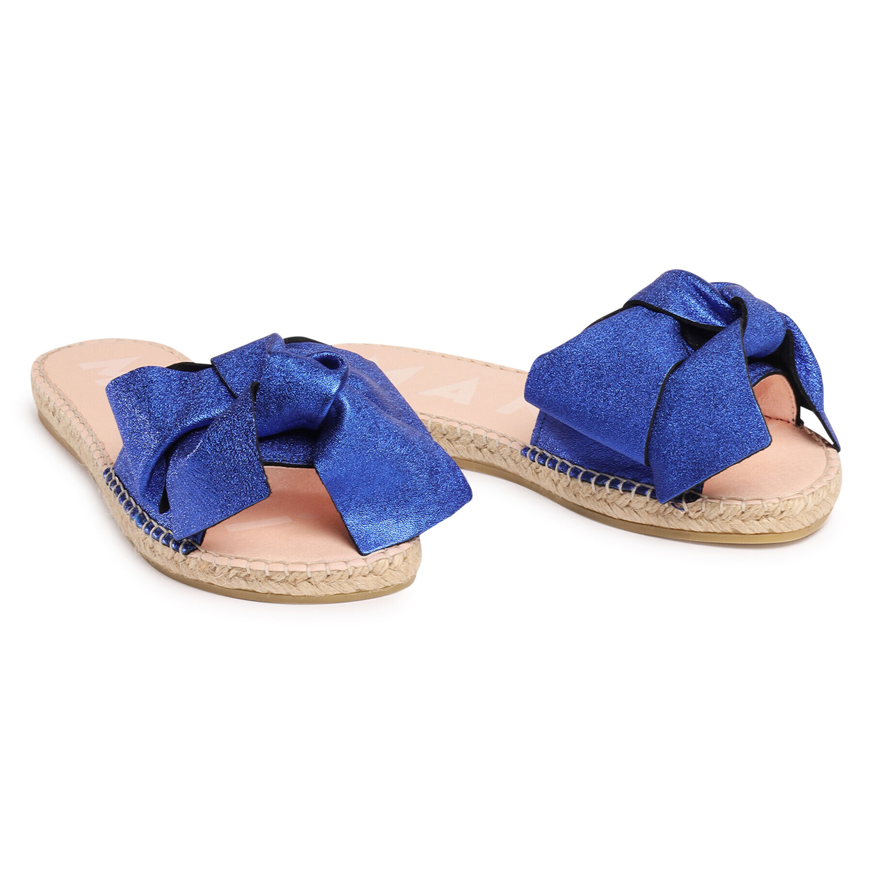 Manebi Еспадрили Sandals With Bow O 1.6 J0 Син - Pepit.bg